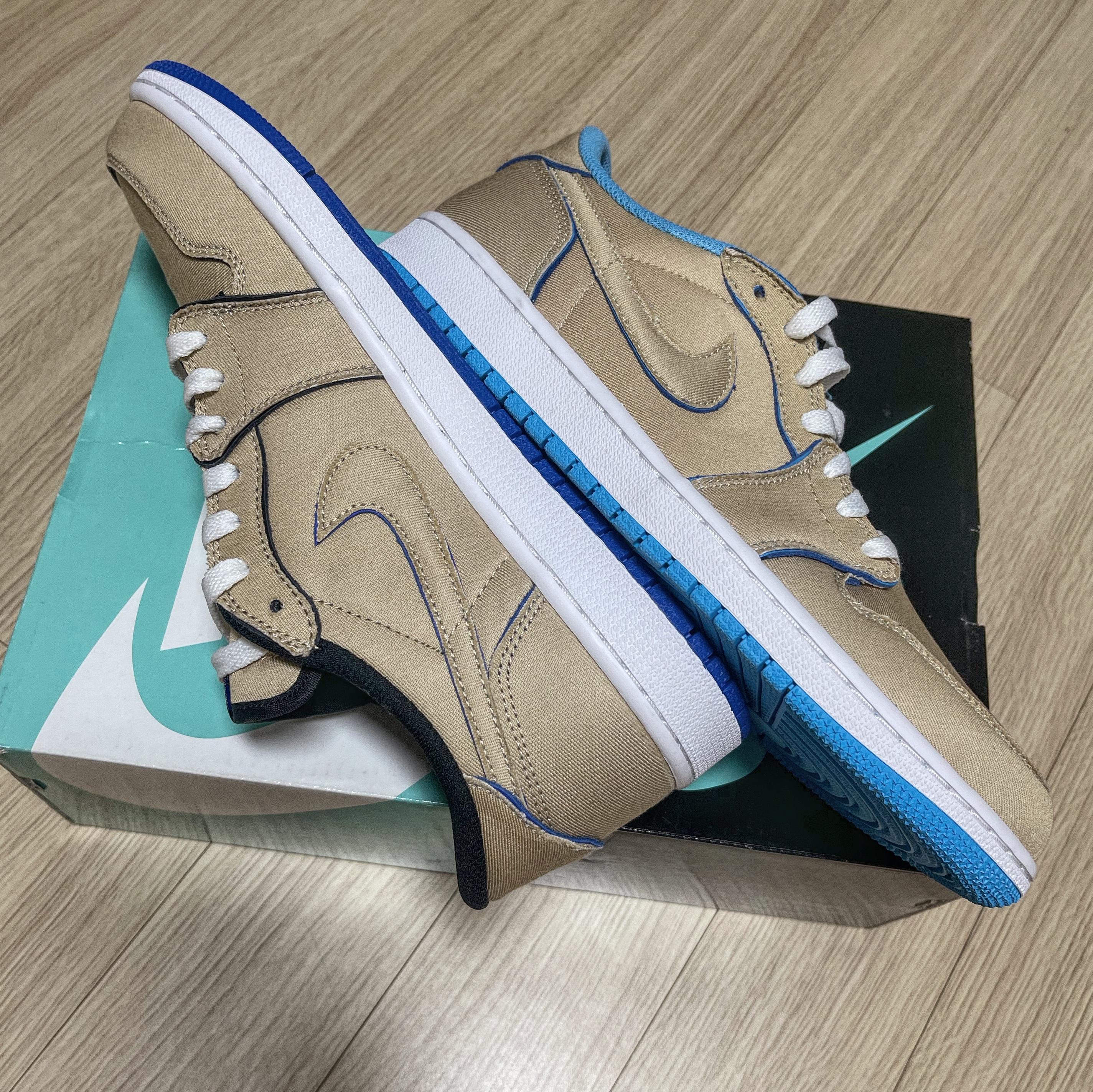 Jordan 1 x Lance Mountain Low SB QS Desert Ore 착용 스타일 - 4