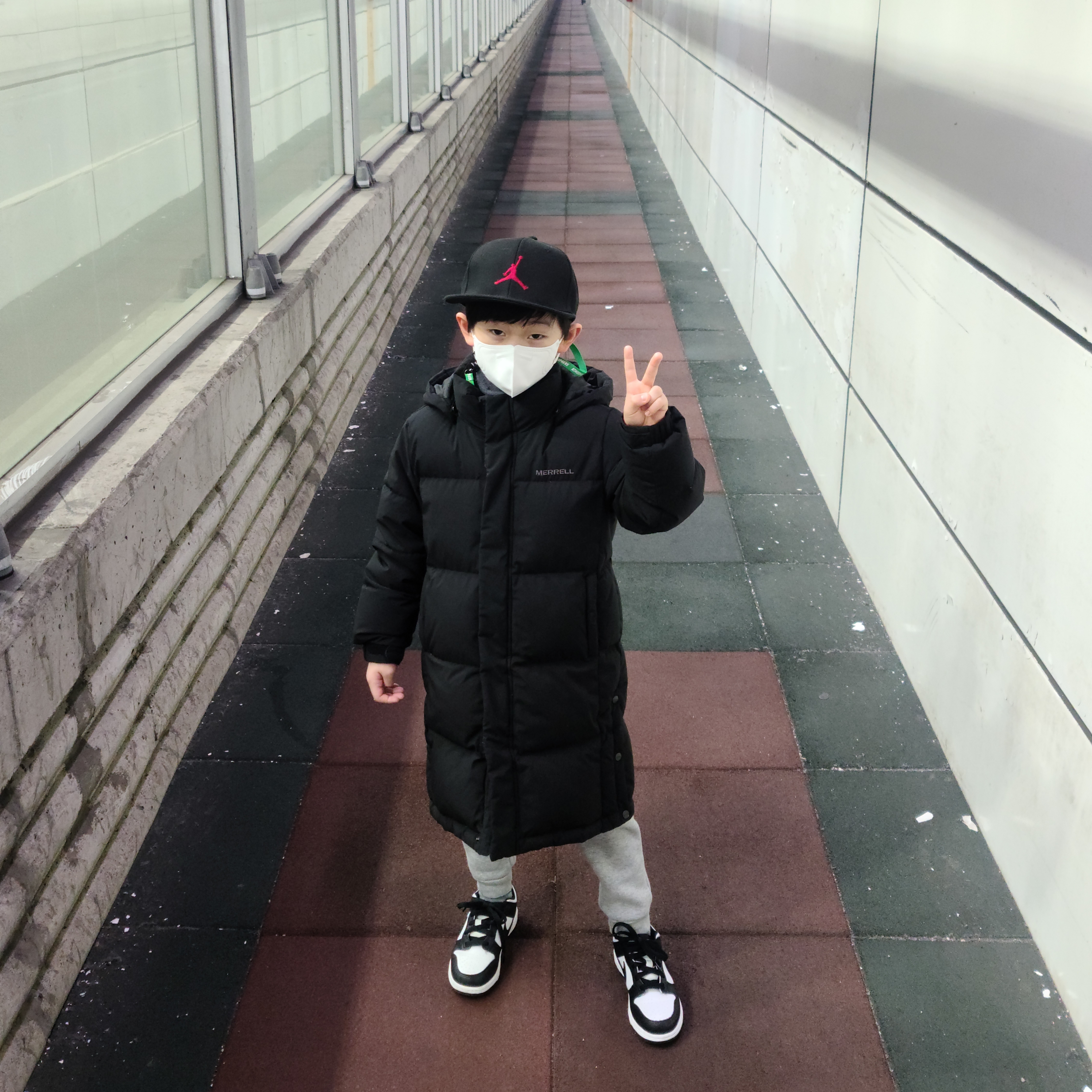 (PS) Nike Dunk Low Black 착용 스타일 - 1
