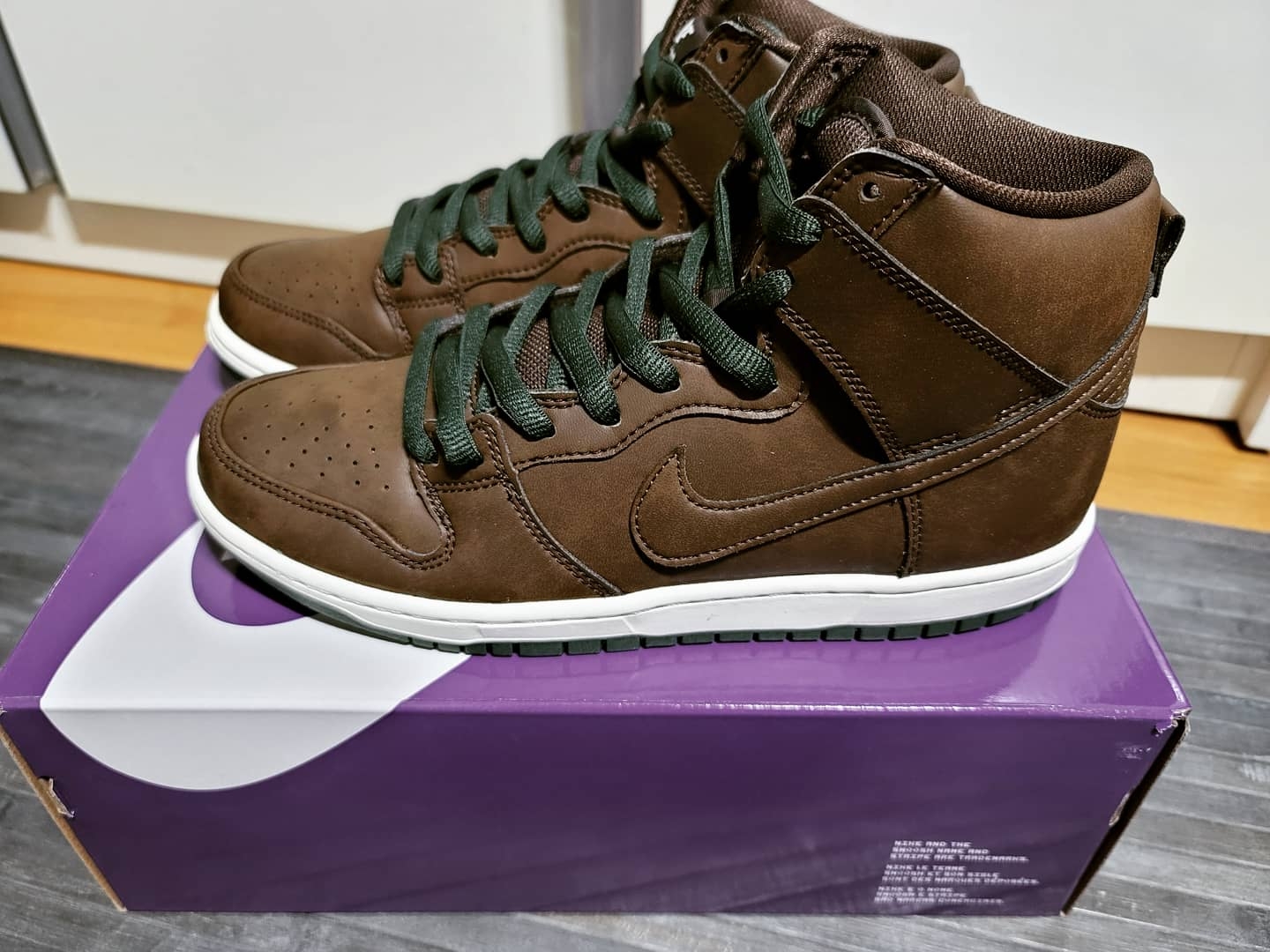 Nike SB Dunk High Pro Baroque Brown 착용 스타일 - 4
