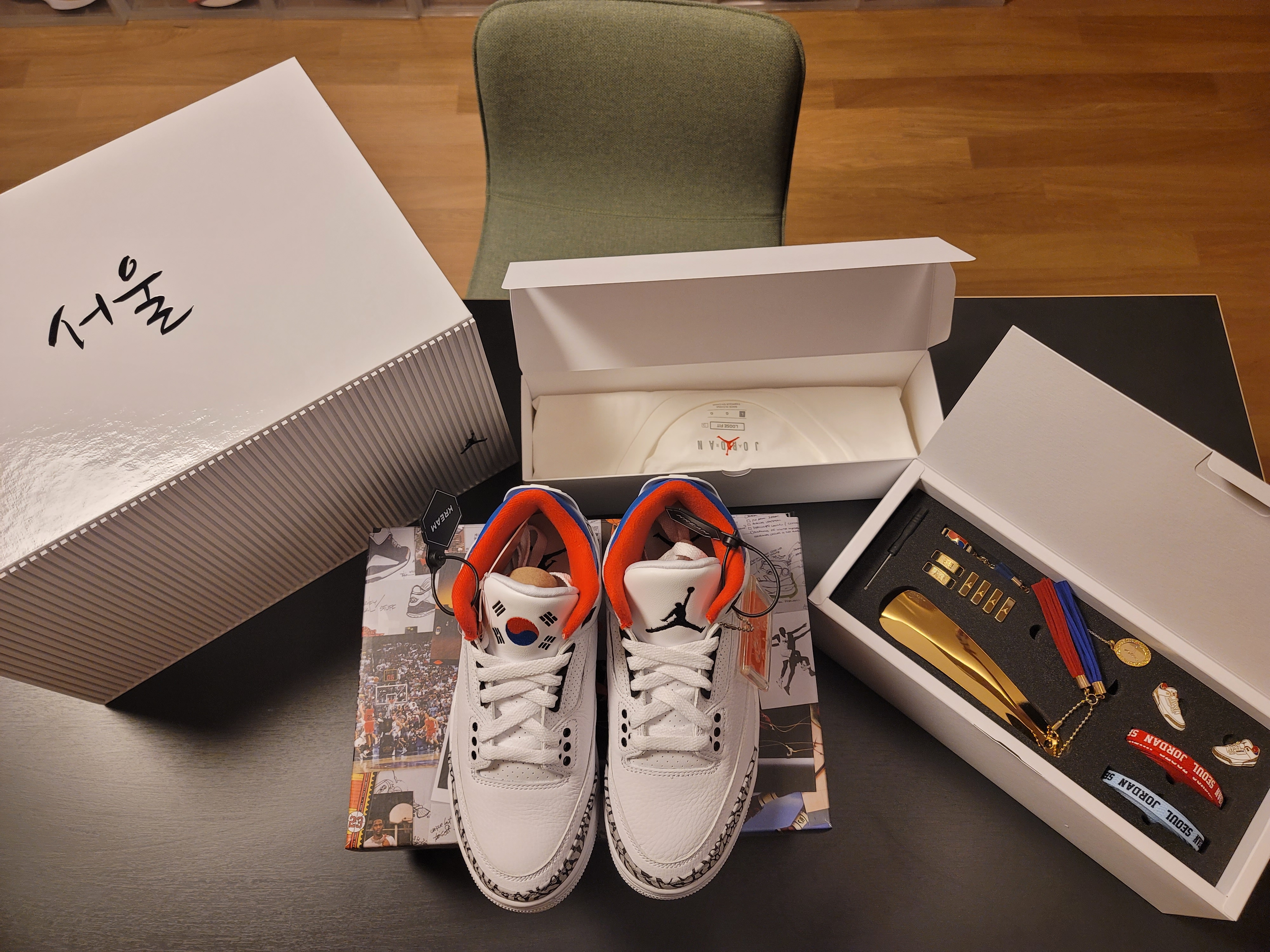 (W) Jordan 3 Retro Seoul - Special Box 착용 스타일 - 5