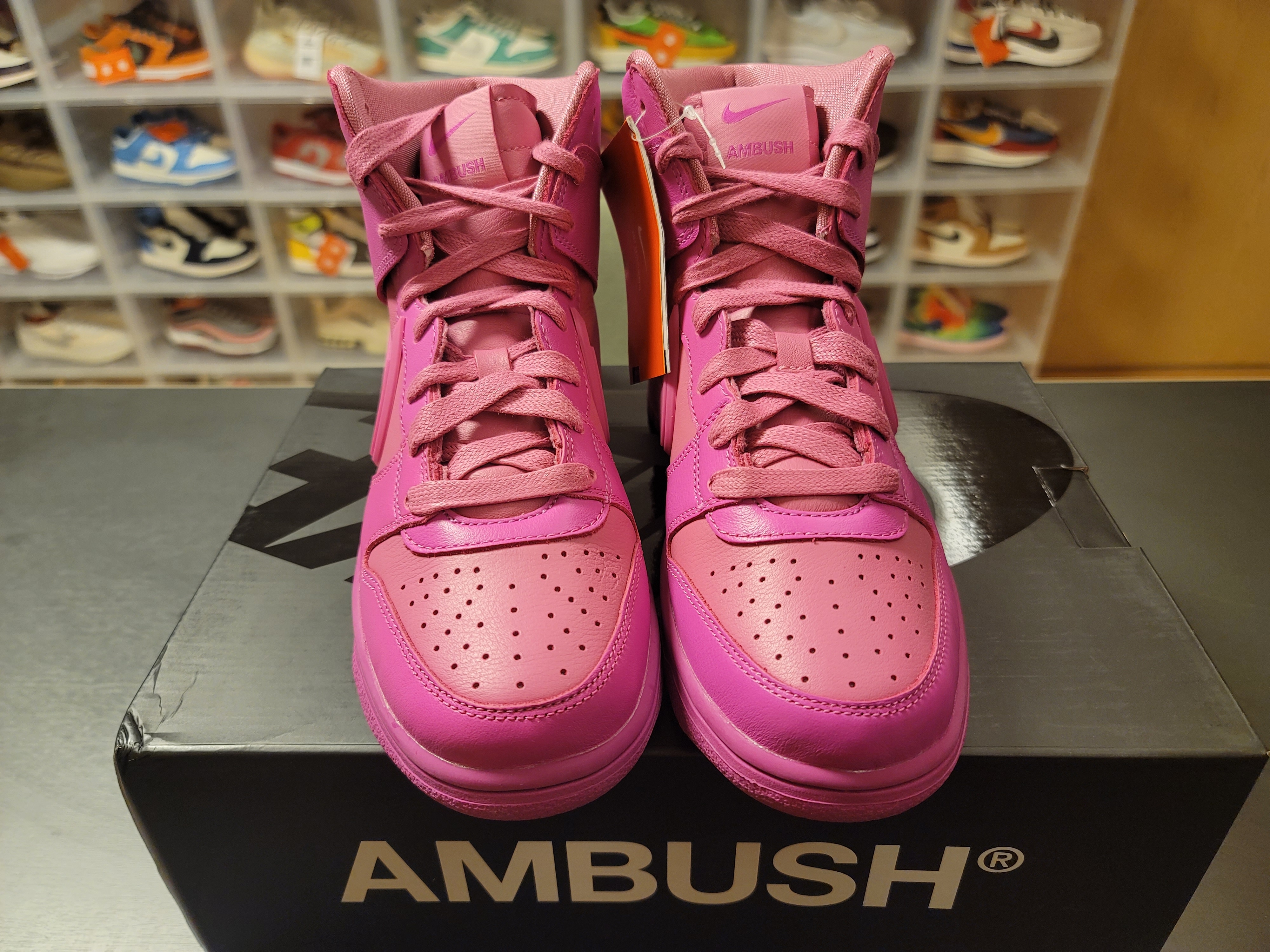 Nike x Ambush Dunk High Cosmic Fuchsia 착용 스타일 - 1