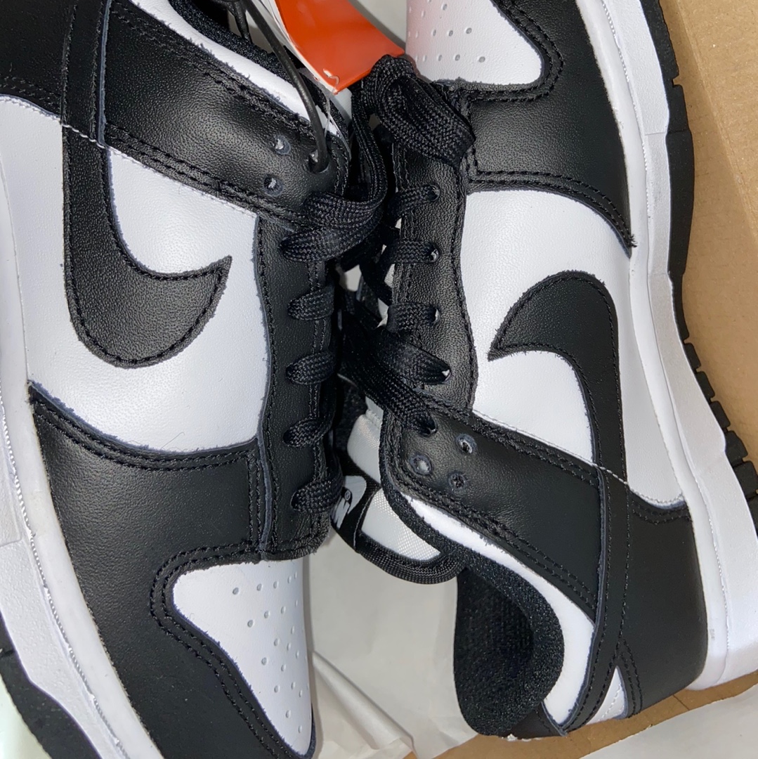 Nike Dunk Low Retro Black, (W) Nike Dunk Low Black 착용 스타일 - 2