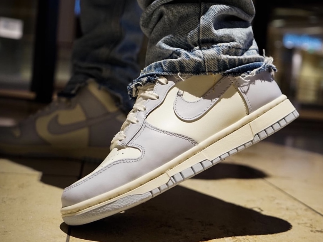Jordan 1 Low Paris, (W) Nike Dunk High Football Grey 착용 스타일 - 4