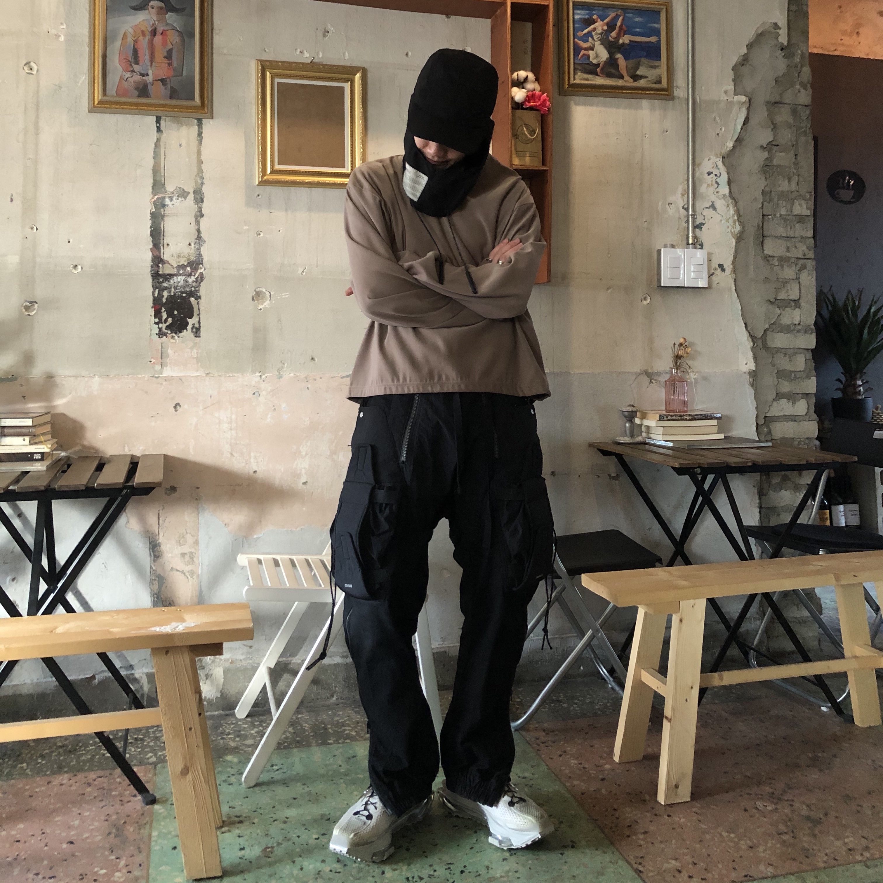 Nike x Matthew M Williams Zoom 004 Stone 착용 스타일