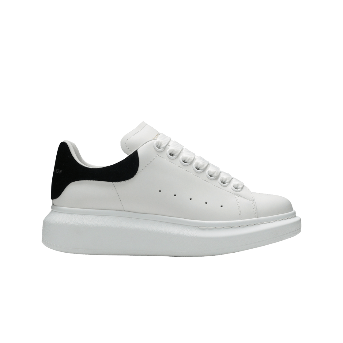 (W) 알렉산더 맥퀸 오버사이즈드 스니커즈 화이트 블랙((W) Alexander McQueen Oversized Sneakers White Black)