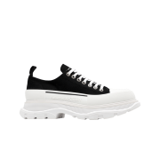 Alexander McQueen Tread Slick Lace Up Black White