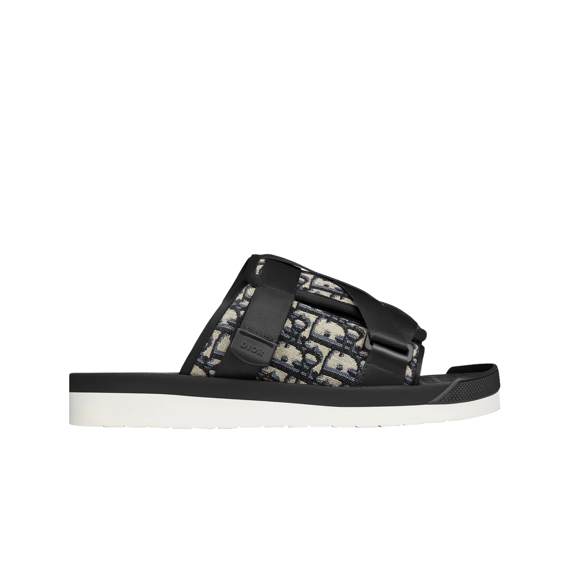 디올 알파 샌들 베이지 & 블랙 디올 오블리크 자카드(Dior Alpha Sandal Beige & Black Dior Oblique Jacquard)