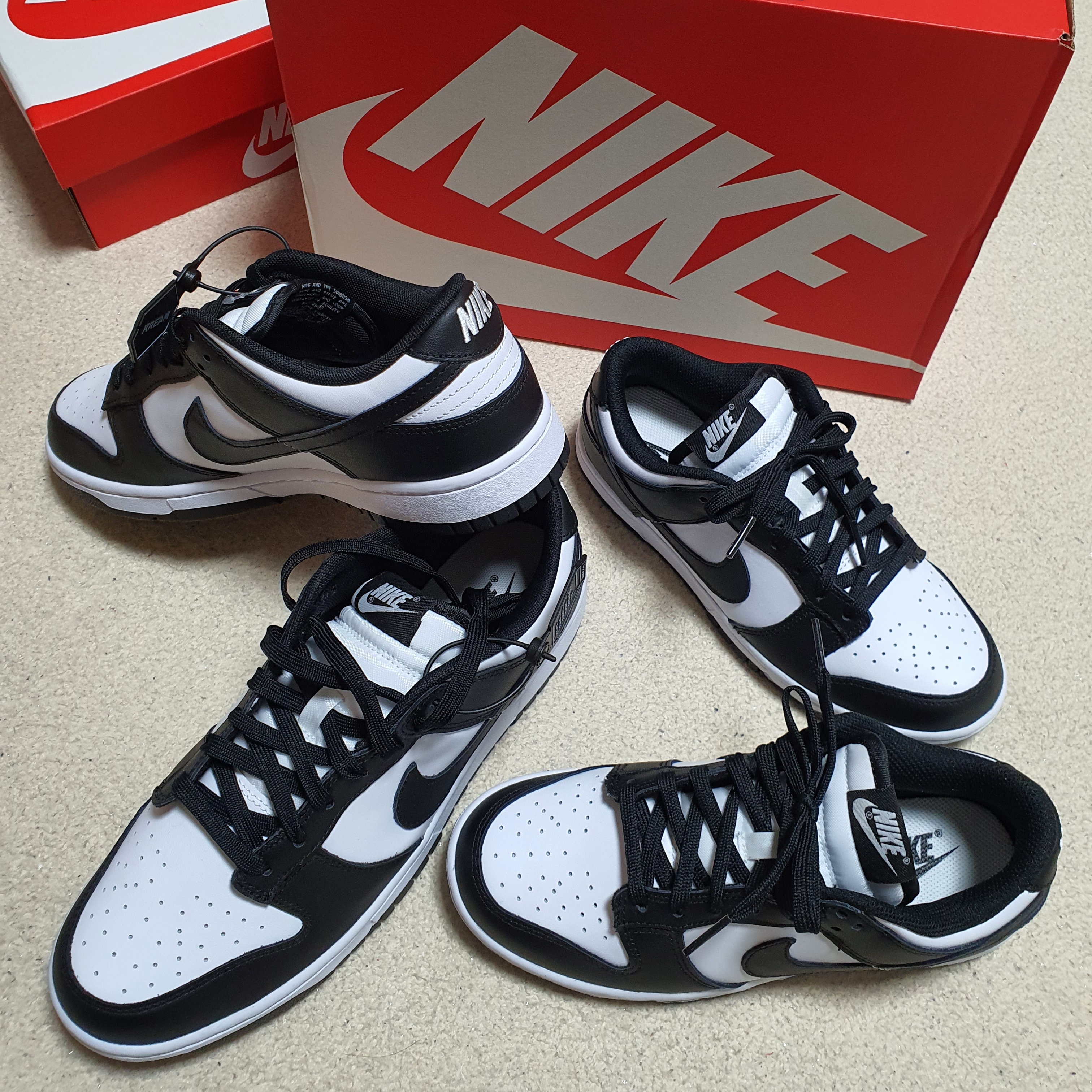 Nike Dunk Low Retro Black 착용 스타일