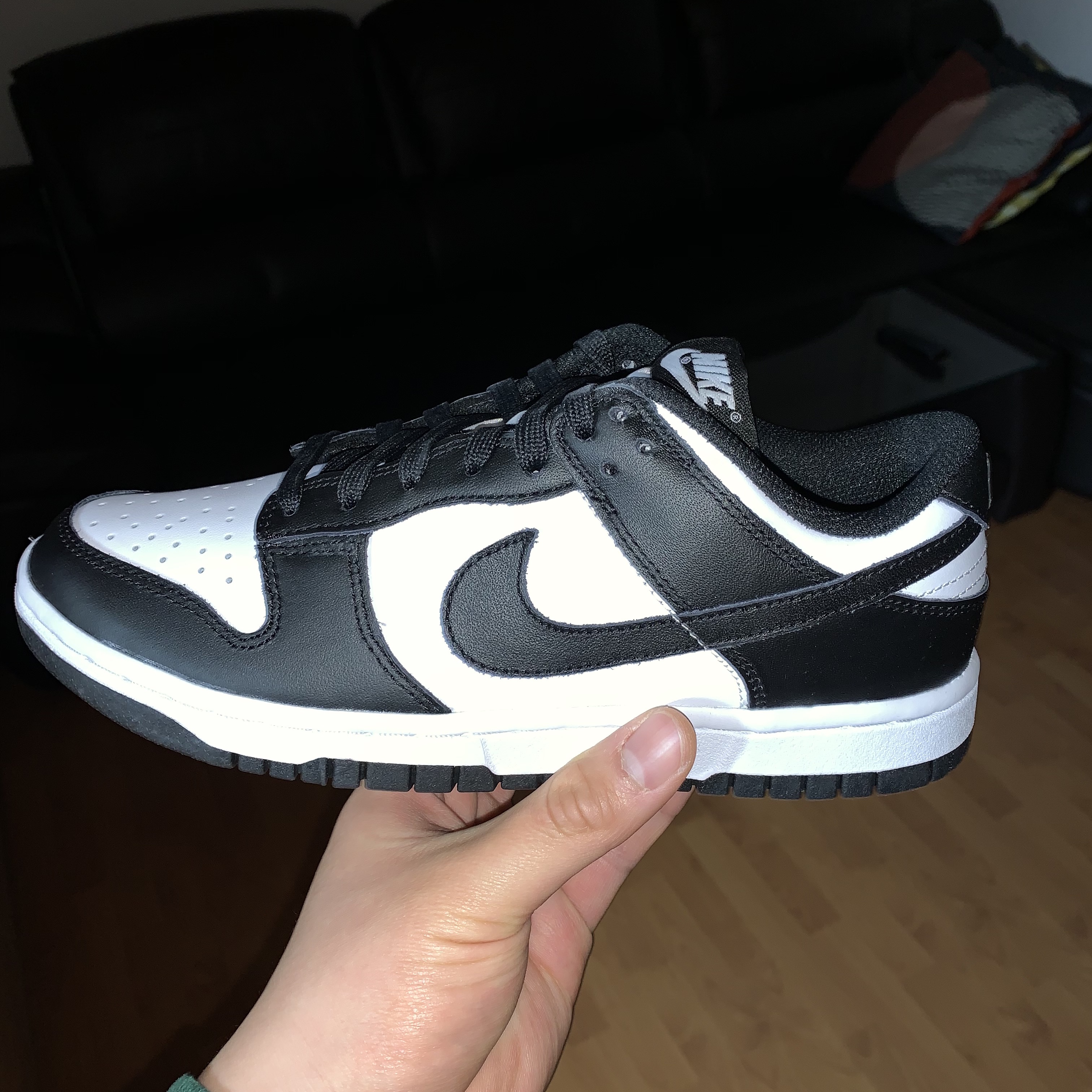 Nike Dunk Low Retro Black, (W) Nike Dunk Low Black 착용 스타일