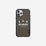 Casetify x IAB Studio iPhone Logo Case Sheer Double Black