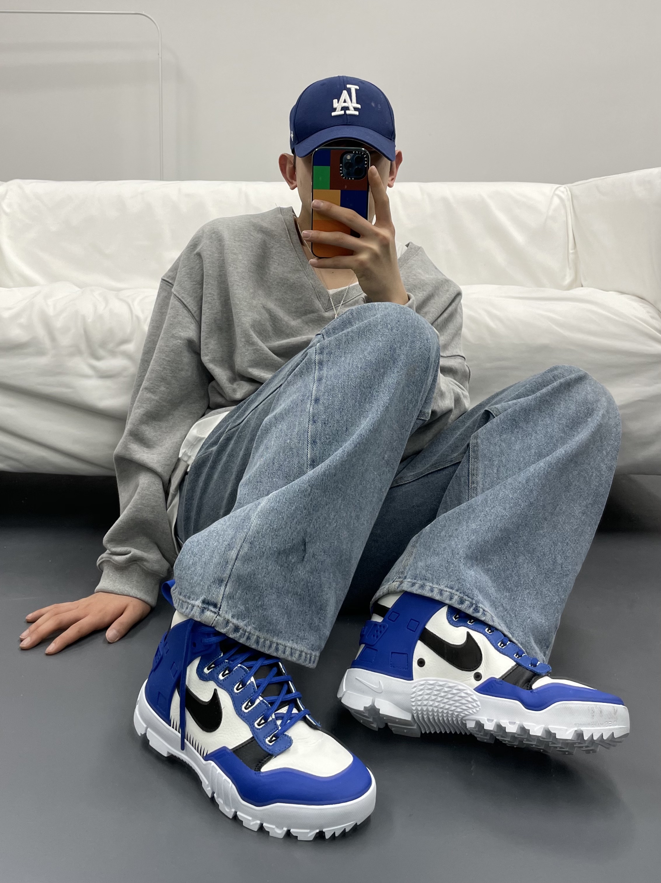 Nike x Undercover SFB Jungle Dunk White 착용 스타일