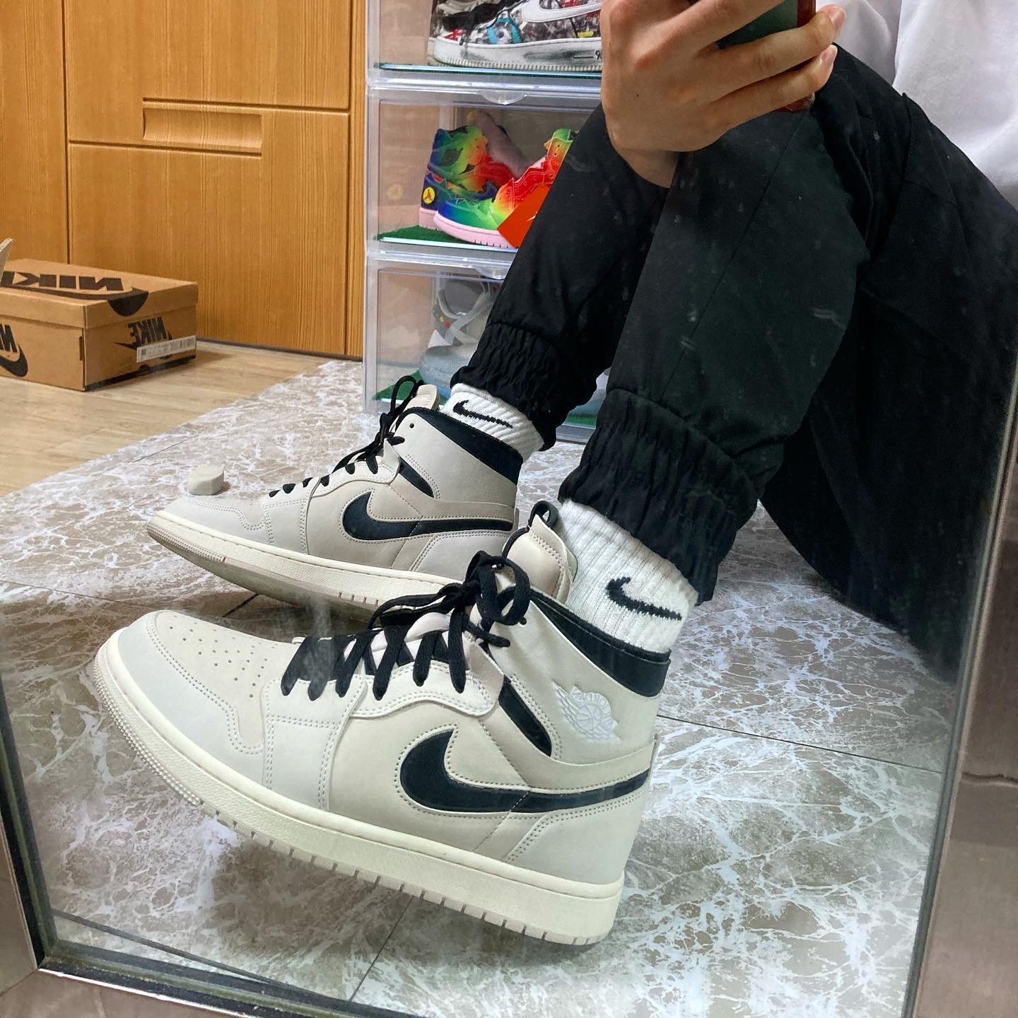 (W) Jordan 1 Zoom Air CMFT Summit Sail 착용 스타일