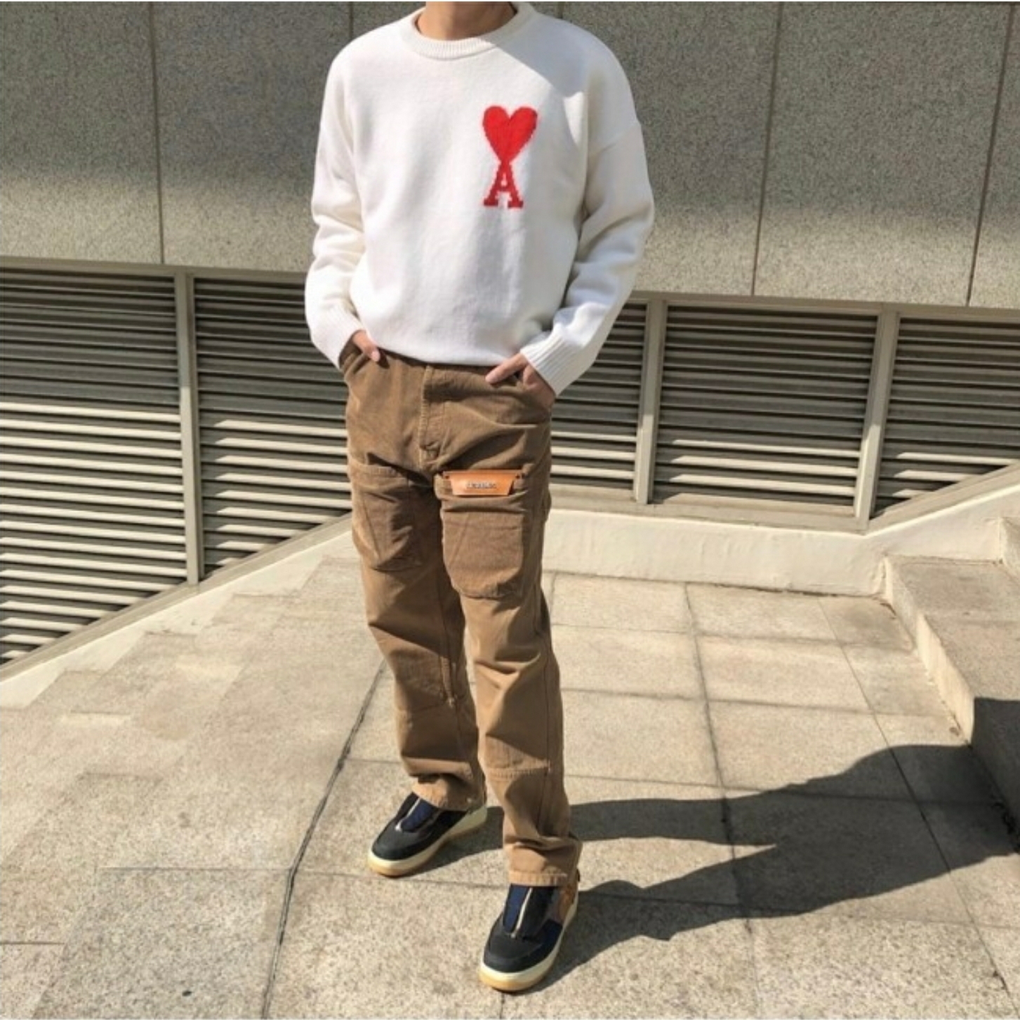 Nike x Travis Scott Air Force 1 Low Cactus Jack 착용 스타일