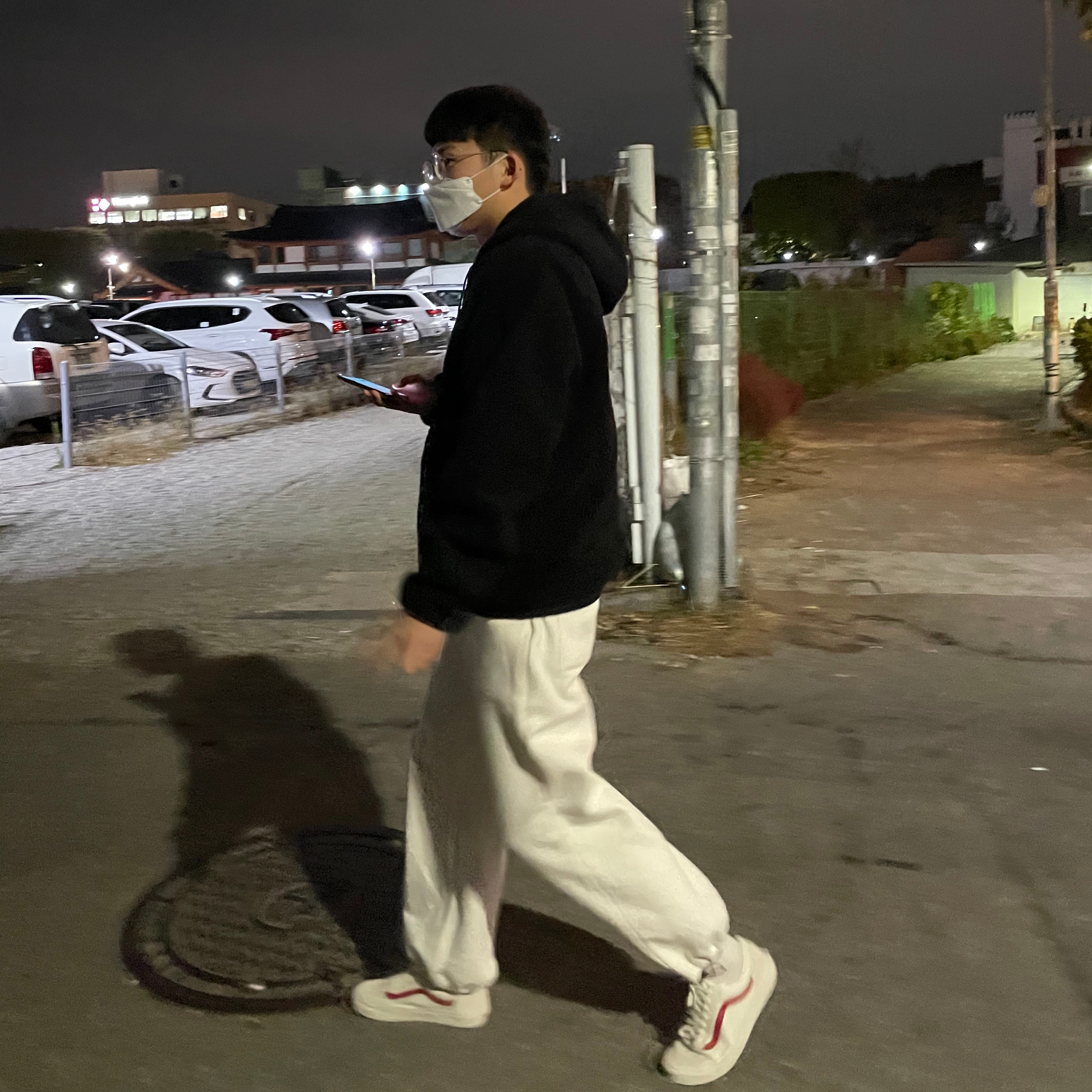 Vans Style 36 Marshmallow Racing Red 착용 스타일