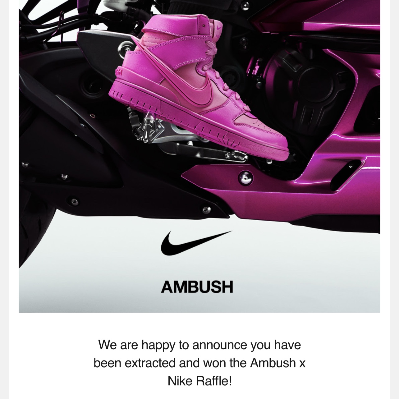 Nike x Ambush Dunk High Cosmic Fuchsia 착용 스타일