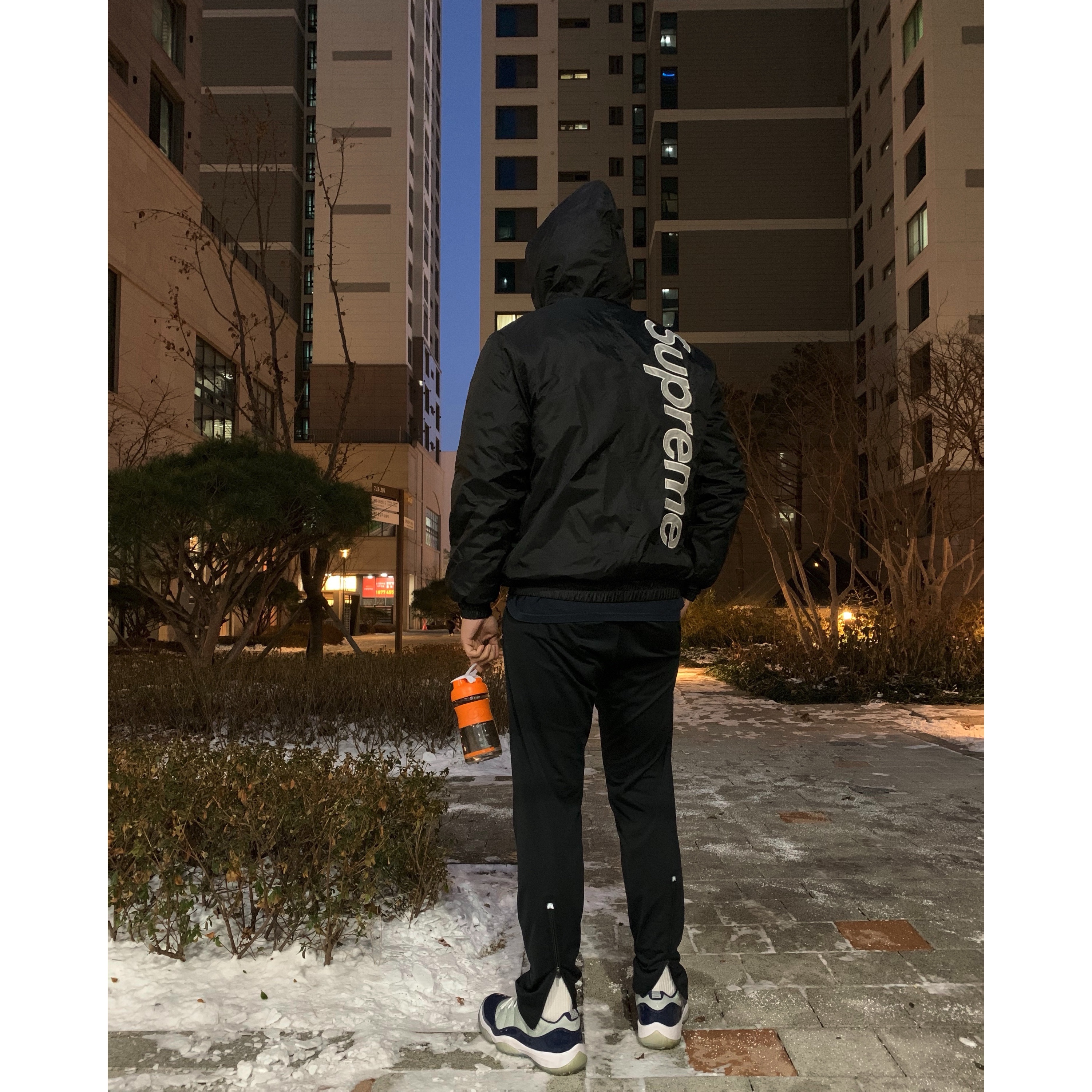 Jordan 11 Retro Low Georgetown 착용 스타일