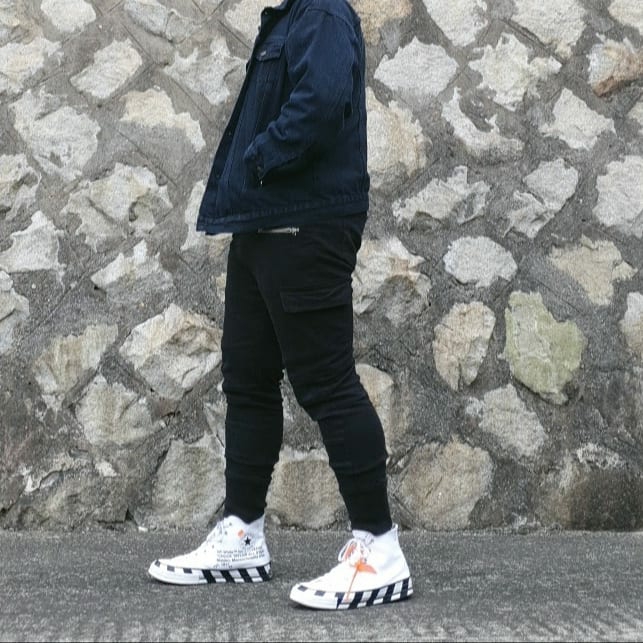 Converse x Off-White Chuck 70 High V2 2018 착용 스타일