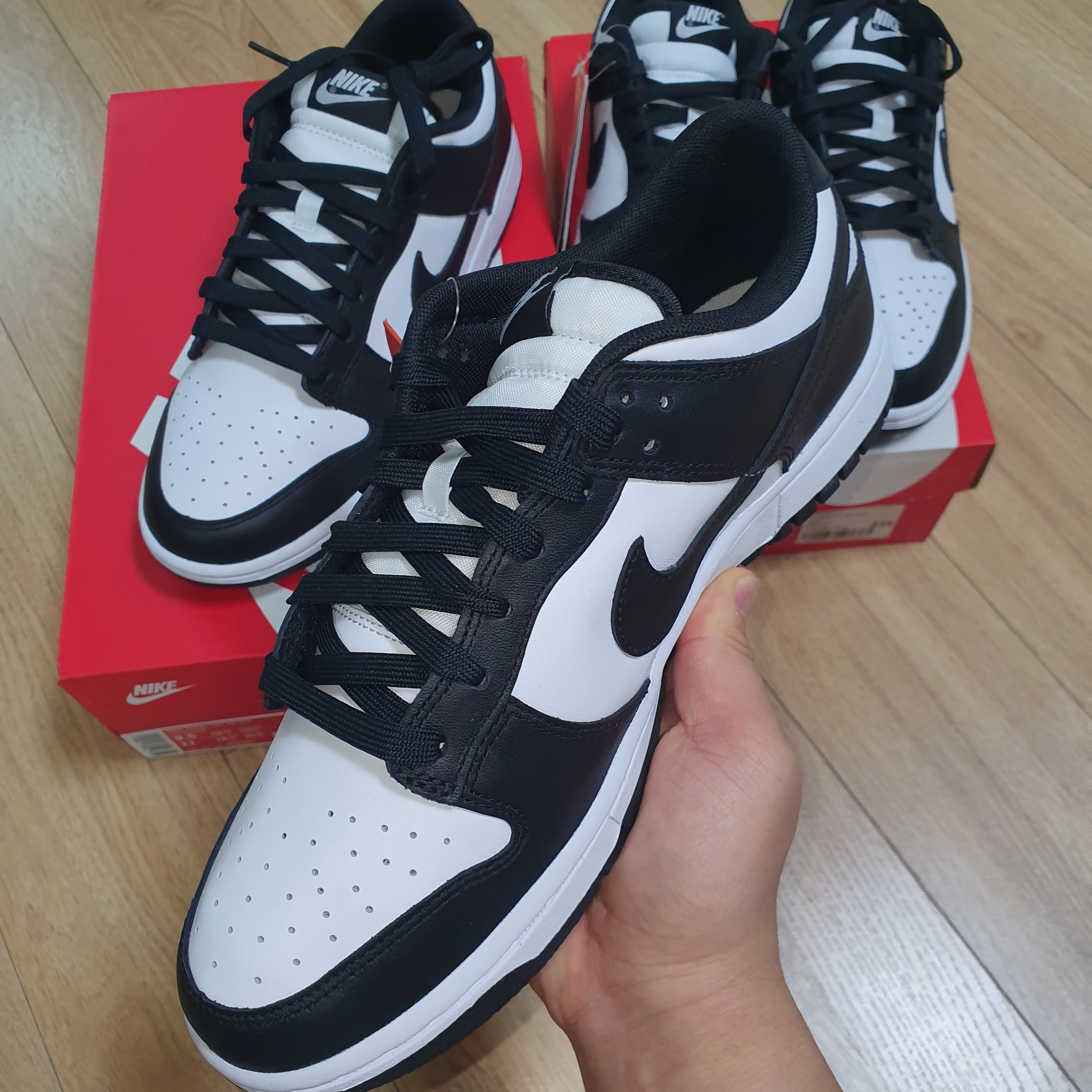 Nike Dunk Low Retro Black, (W) Nike Dunk Low Black 착용 스타일