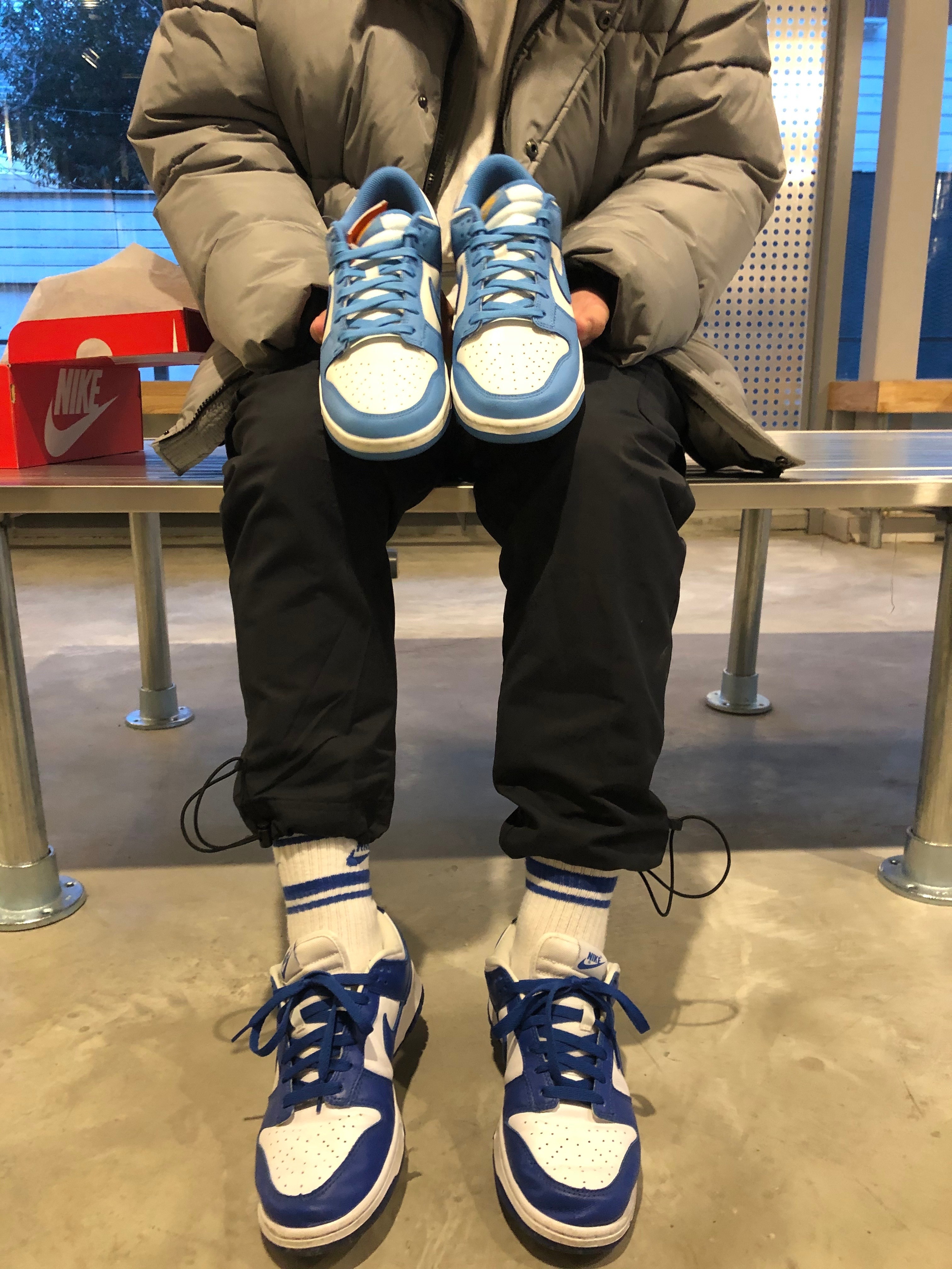 (W) Nike Dunk Low Coast, Nike Dunk Low SP Kentucky 2020 착용 스타일