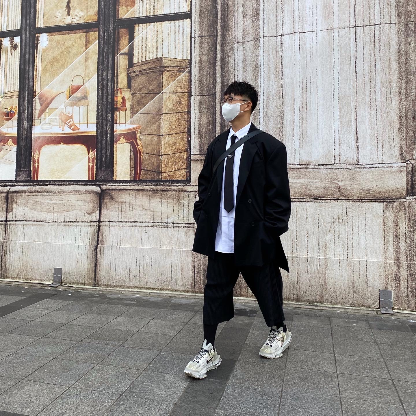 Nike x Matthew M Williams Zoom 004 Stone 착용 스타일 - 4