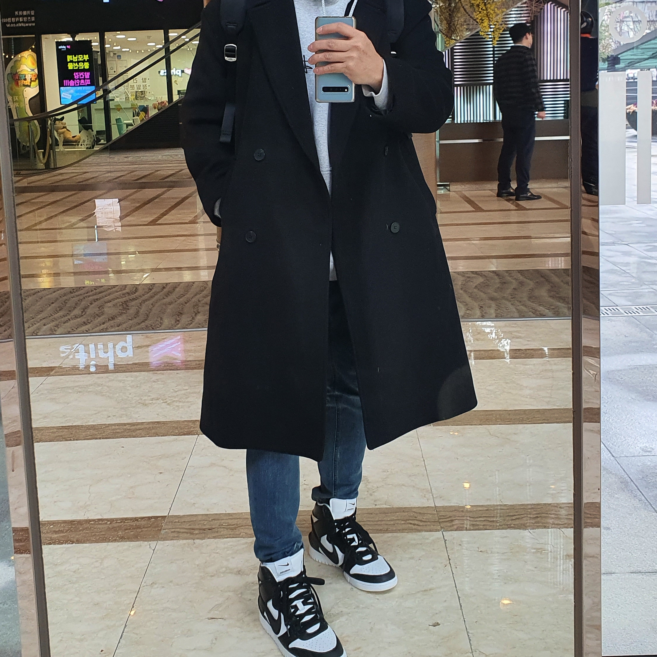 Nike x Ambush Dunk High Black 착용 스타일