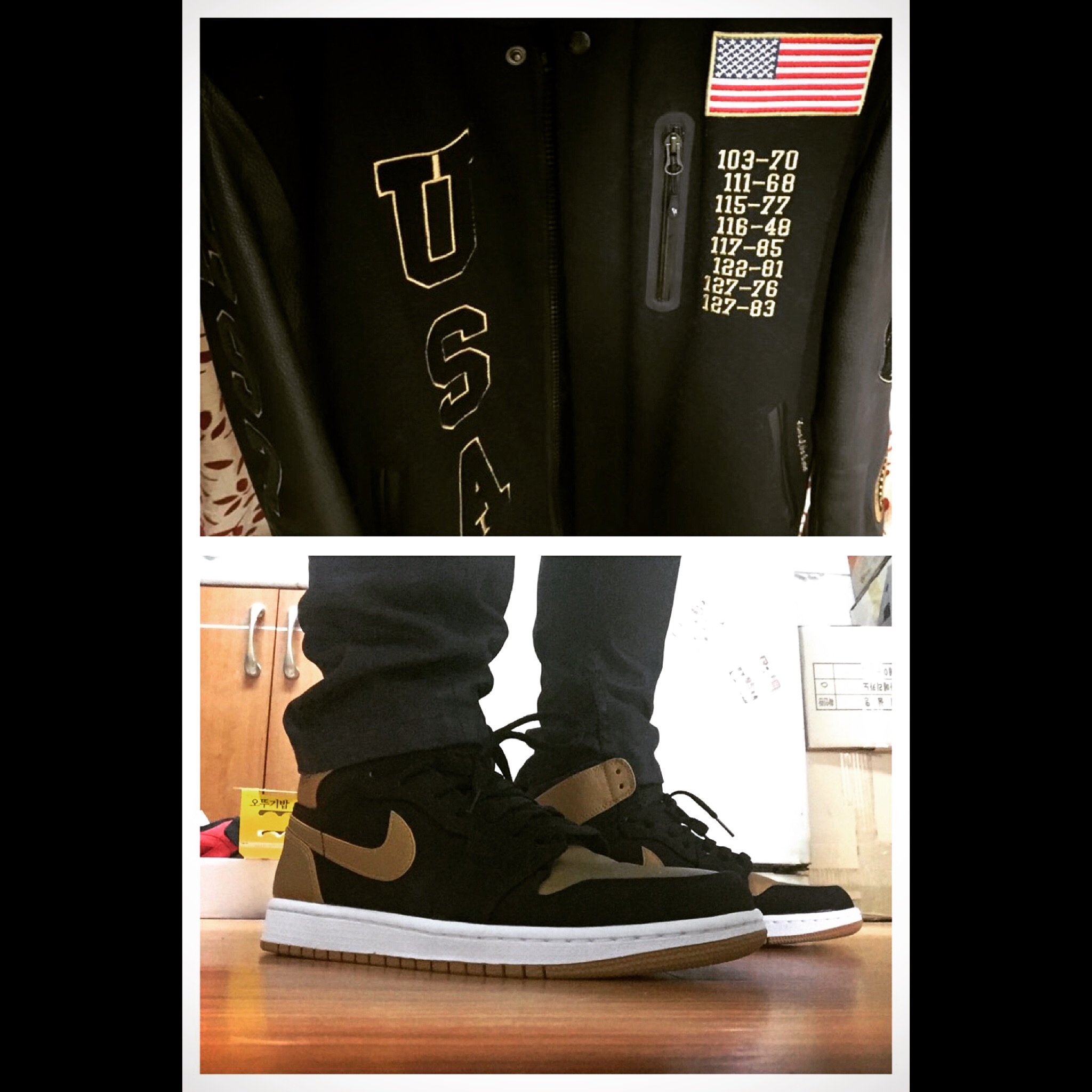 Jordan 1 Retro Melo PE 착용 스타일 - 3