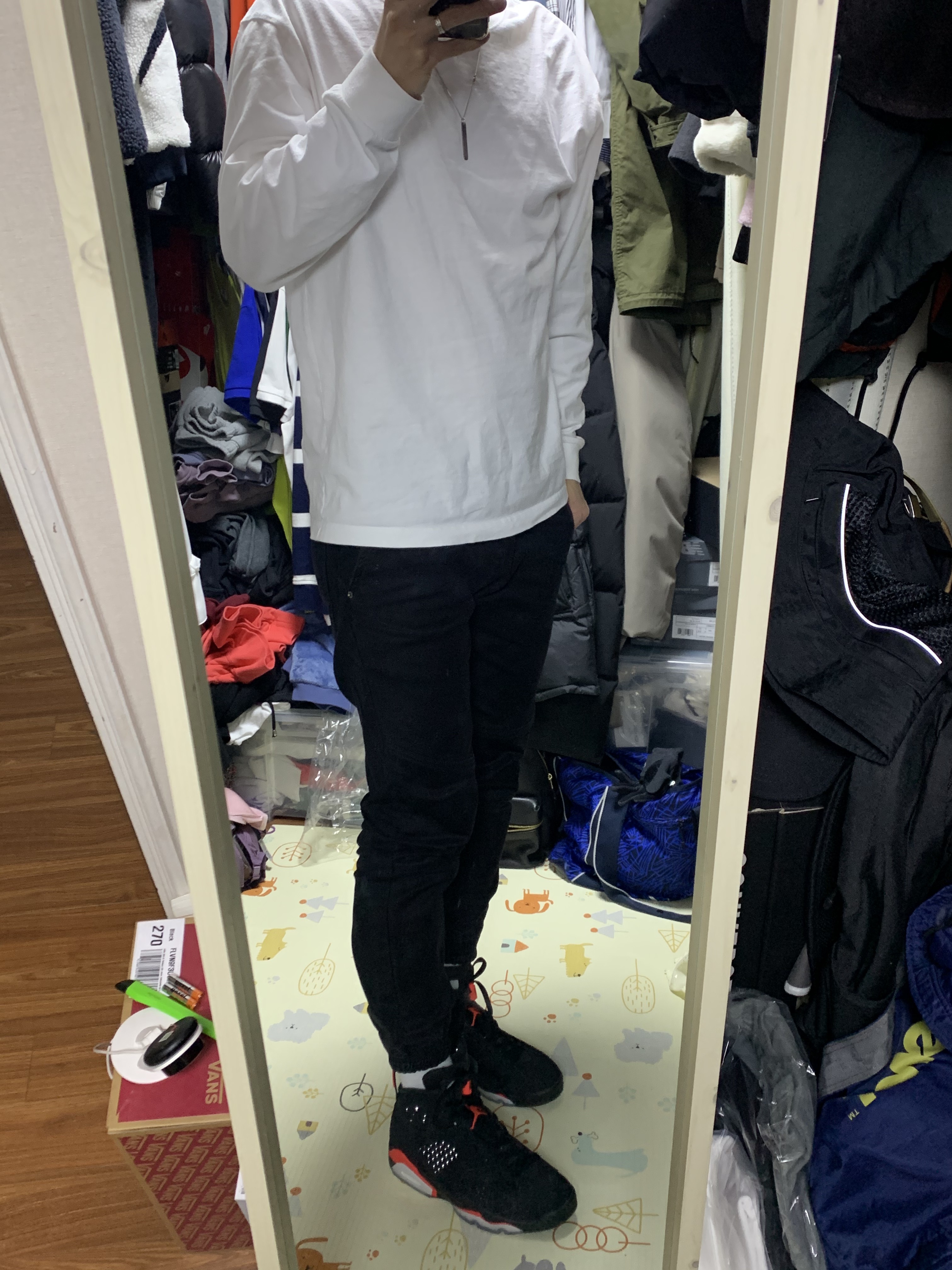 Jordan 6 Retro Infrared 2019 착용 스타일