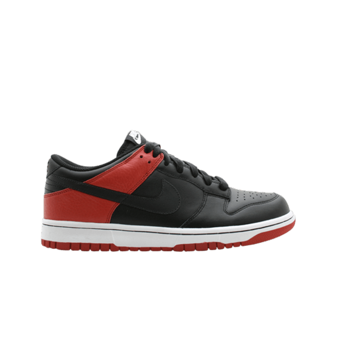 Nike Dunk Low Black Sport Red 상세 이미지 1