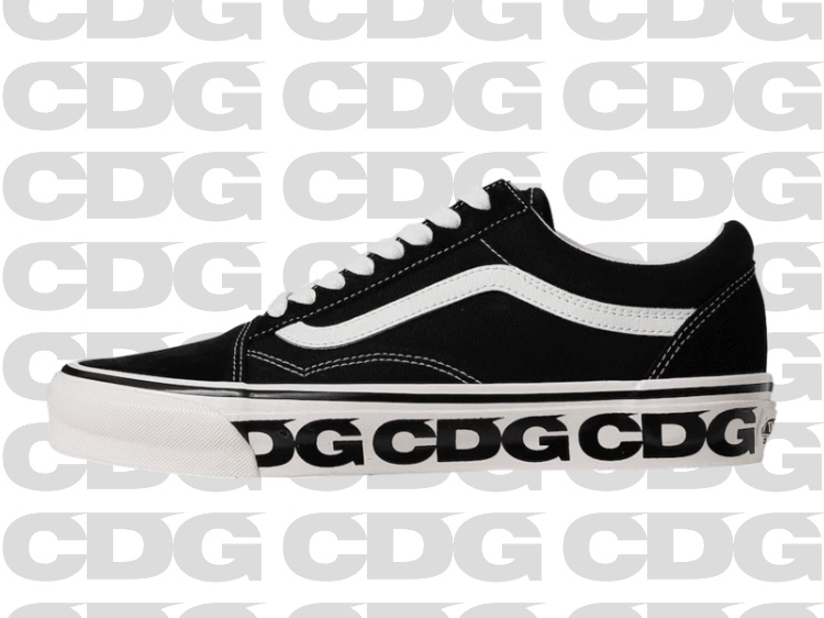 Vans Vault x CDG OG Old Skool LX Side Wall 착용 스타일 - 1