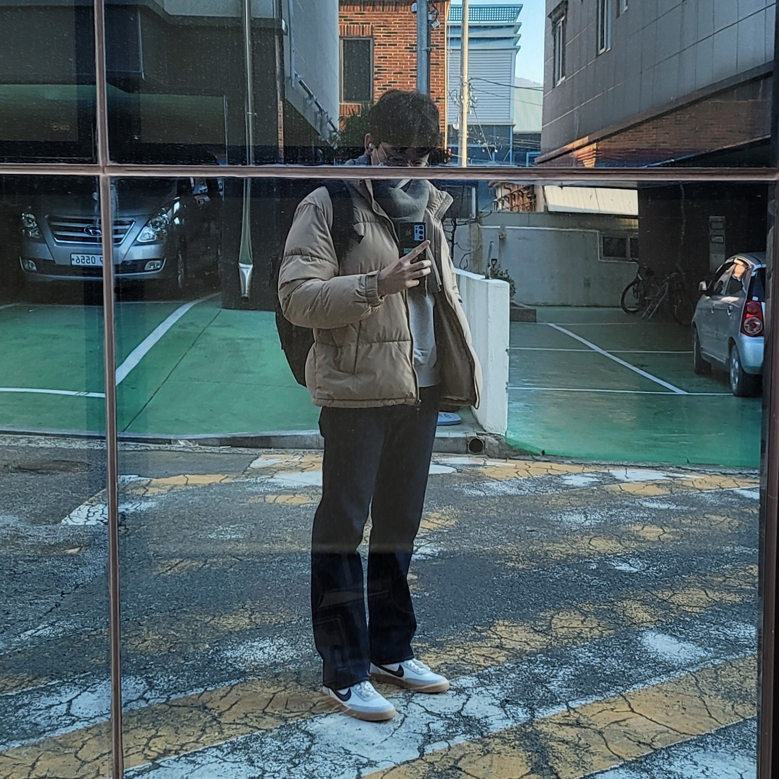 Nike x J.Crew Killshot 2 Sail Midnight Navy 착용 스타일