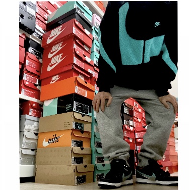 Nike x Diamond Supply Co. SB Dunk Low Black Diamond 착용 스타일