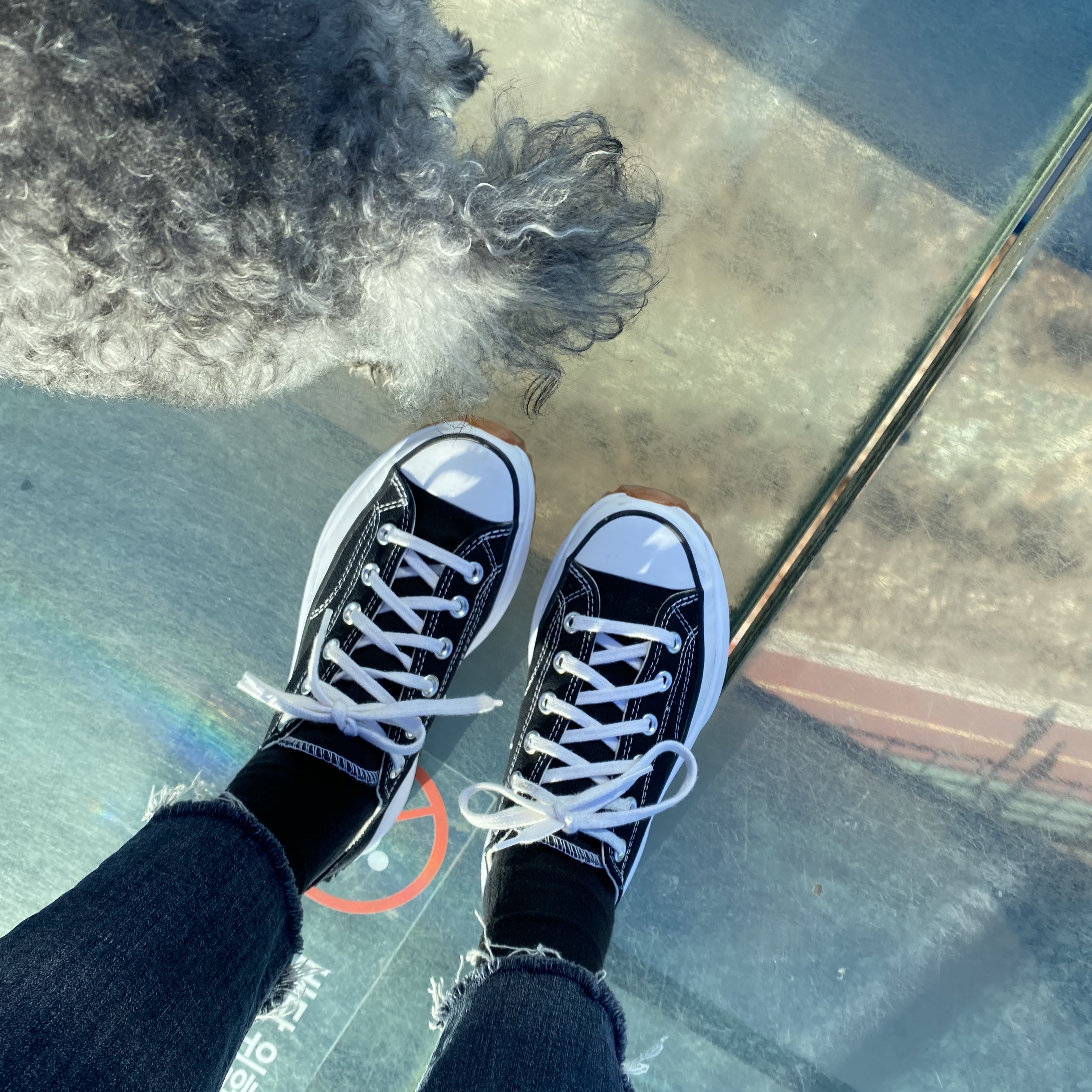 Converse Run Star Hike Low Black 착용 스타일