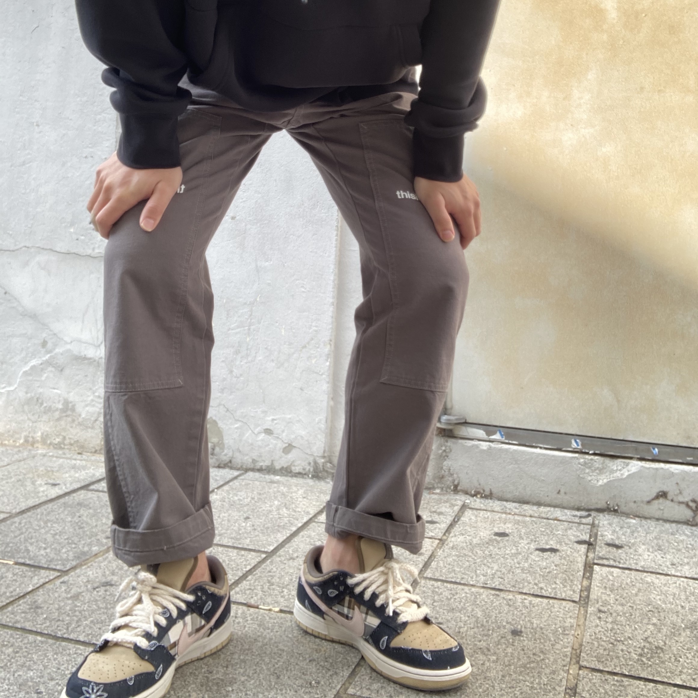 Nike x Travis Scott SB Dunk Low 착용 스타일