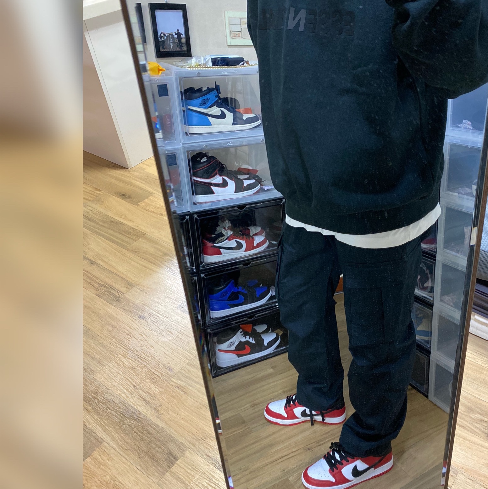 Nike SB Dunk Low Pro Chicago 착용 스타일 - 1