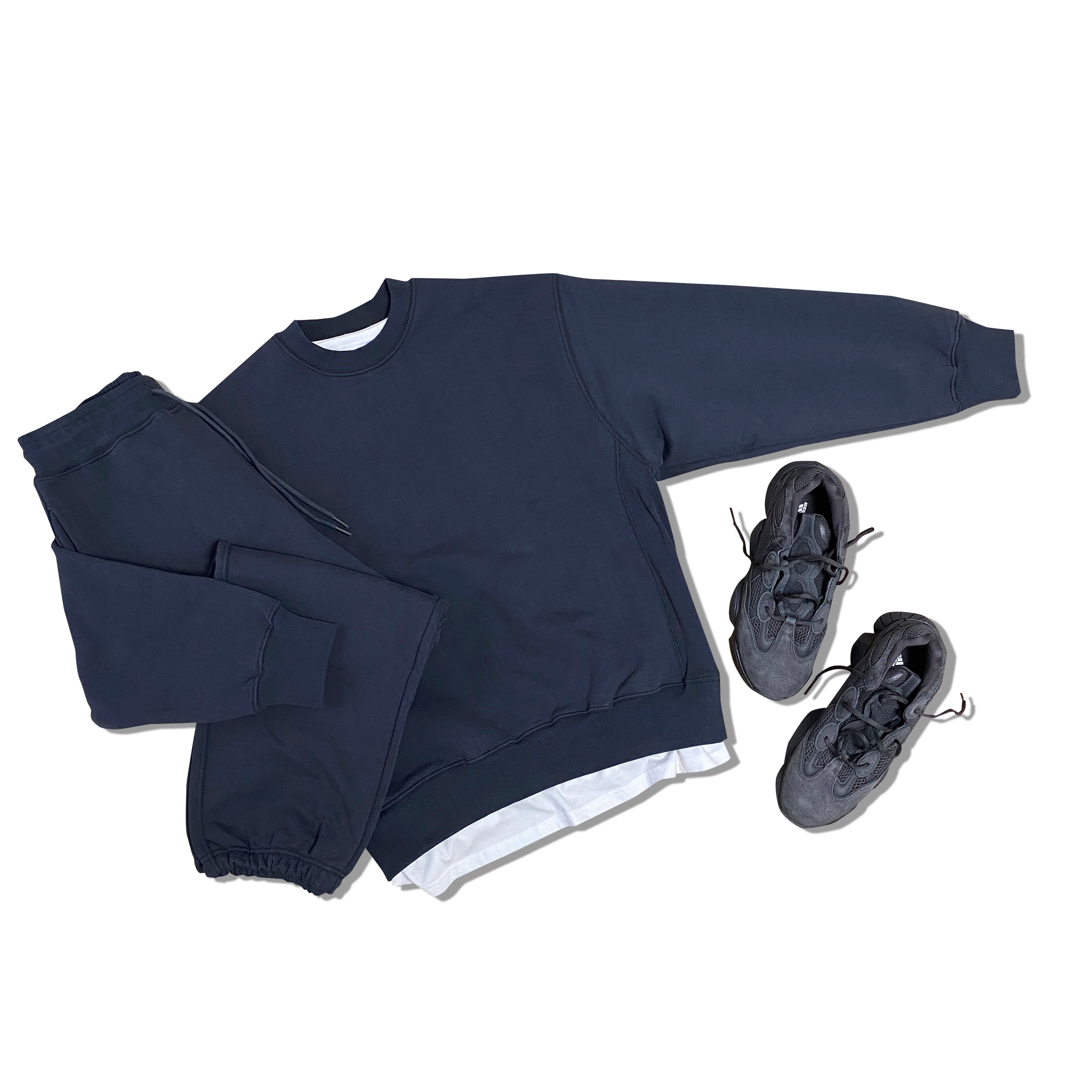 Adidas Yeezy 500 Utility Black 2018/2020 착용 스타일 - 1