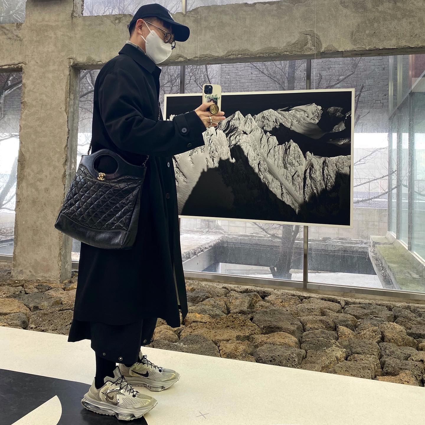 Nike x Matthew M Williams Zoom 004 Stone 착용 스타일 - 1