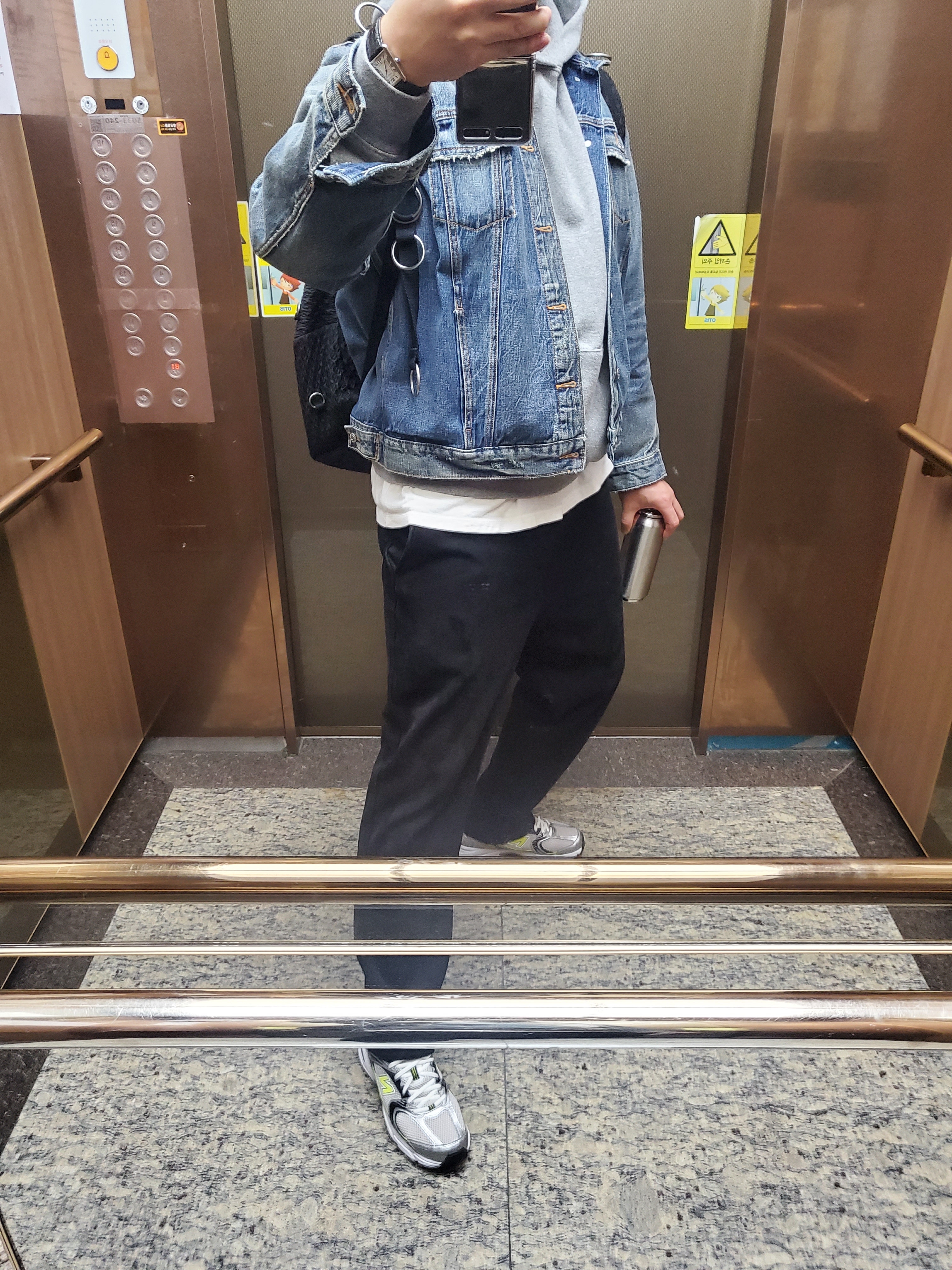 New Balance 530 Silver 착용 스타일
