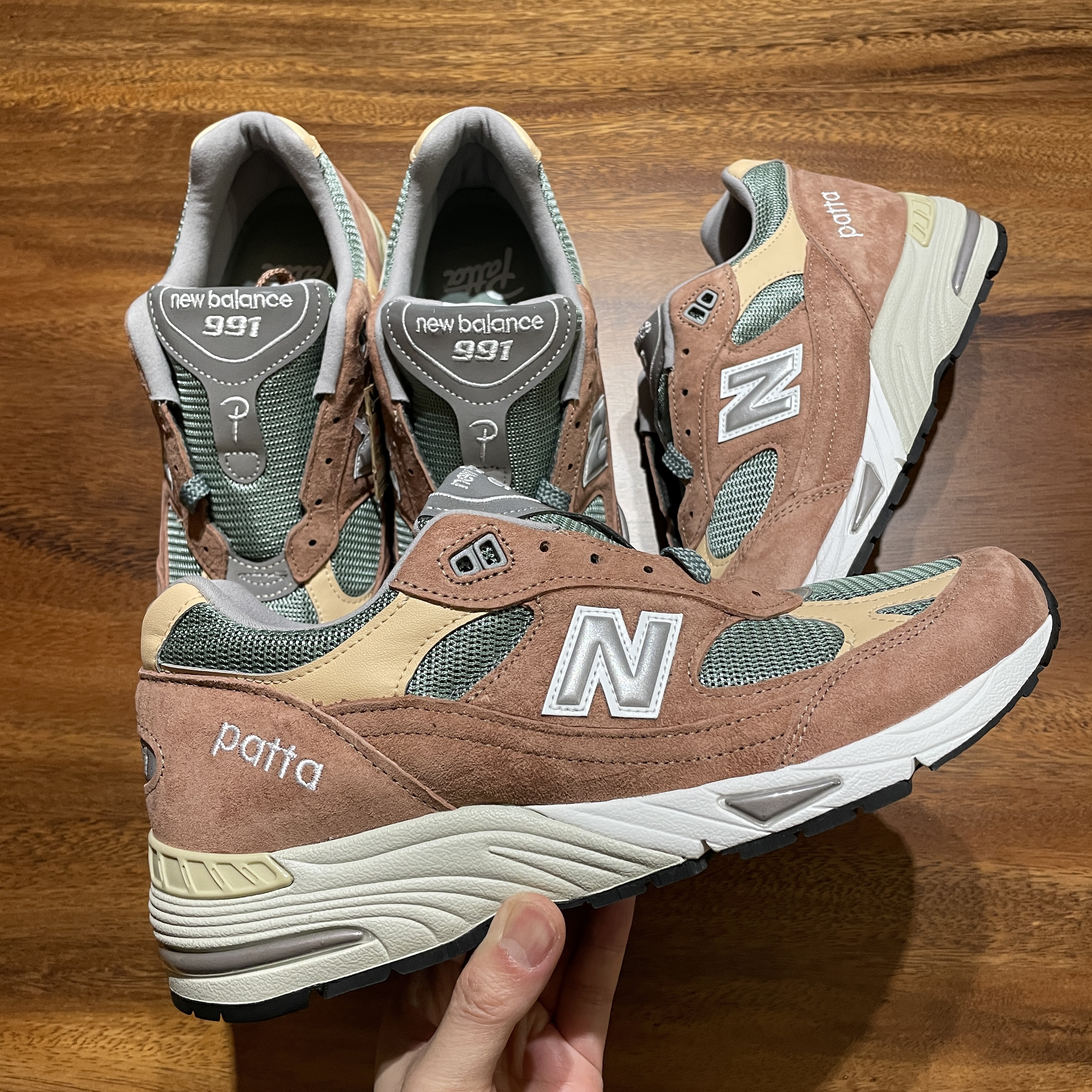 New Balance x Patta 991 Made in UK 착용 스타일