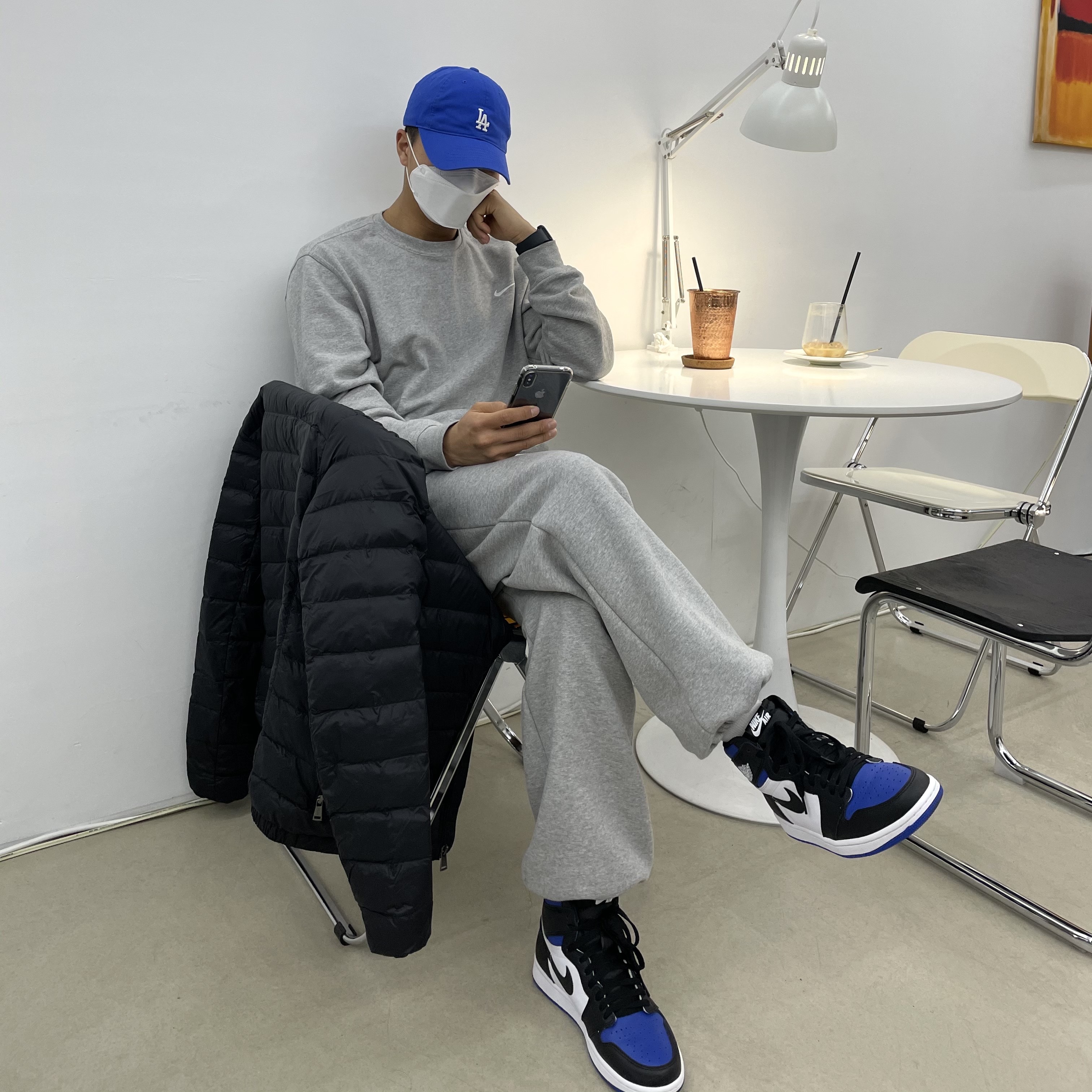 Jordan 1 Retro High OG Royal Toe 착용 스타일