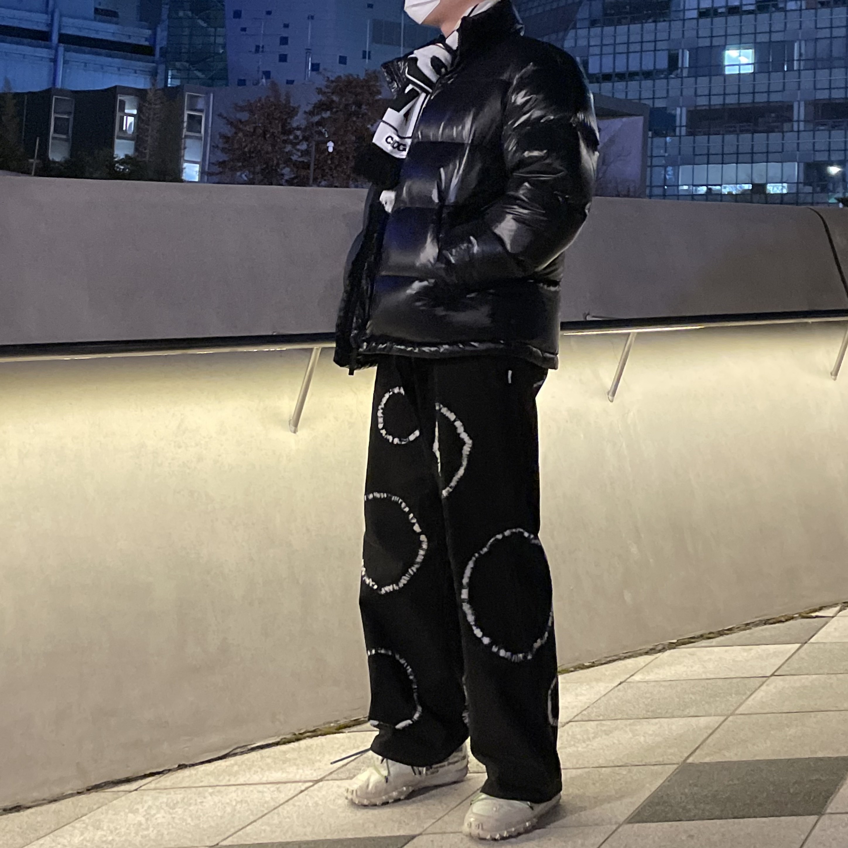 (W) Nike x Off-White Waffle Racer White 착용 스타일