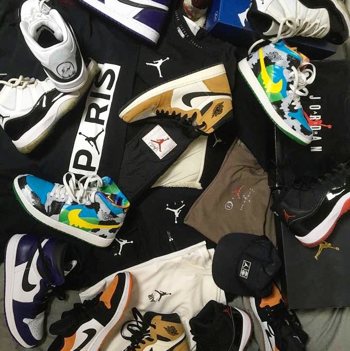 Jordan 1 Retro High OG Court Purple 2020, Jordan 11 Retro Bred 2019 착용 스타일