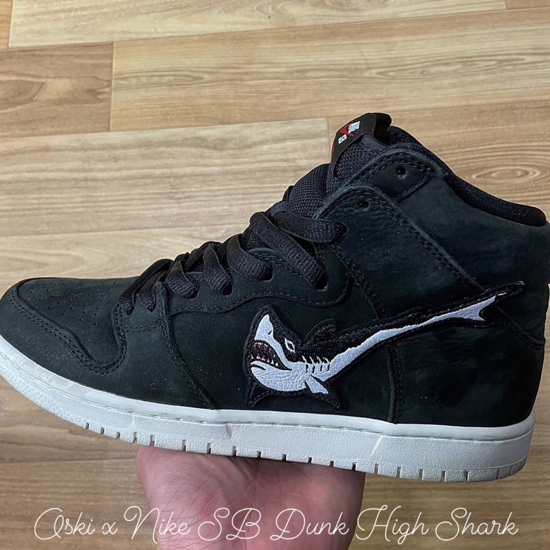 Nike SB Dunk High Oski Shark 착용 스타일