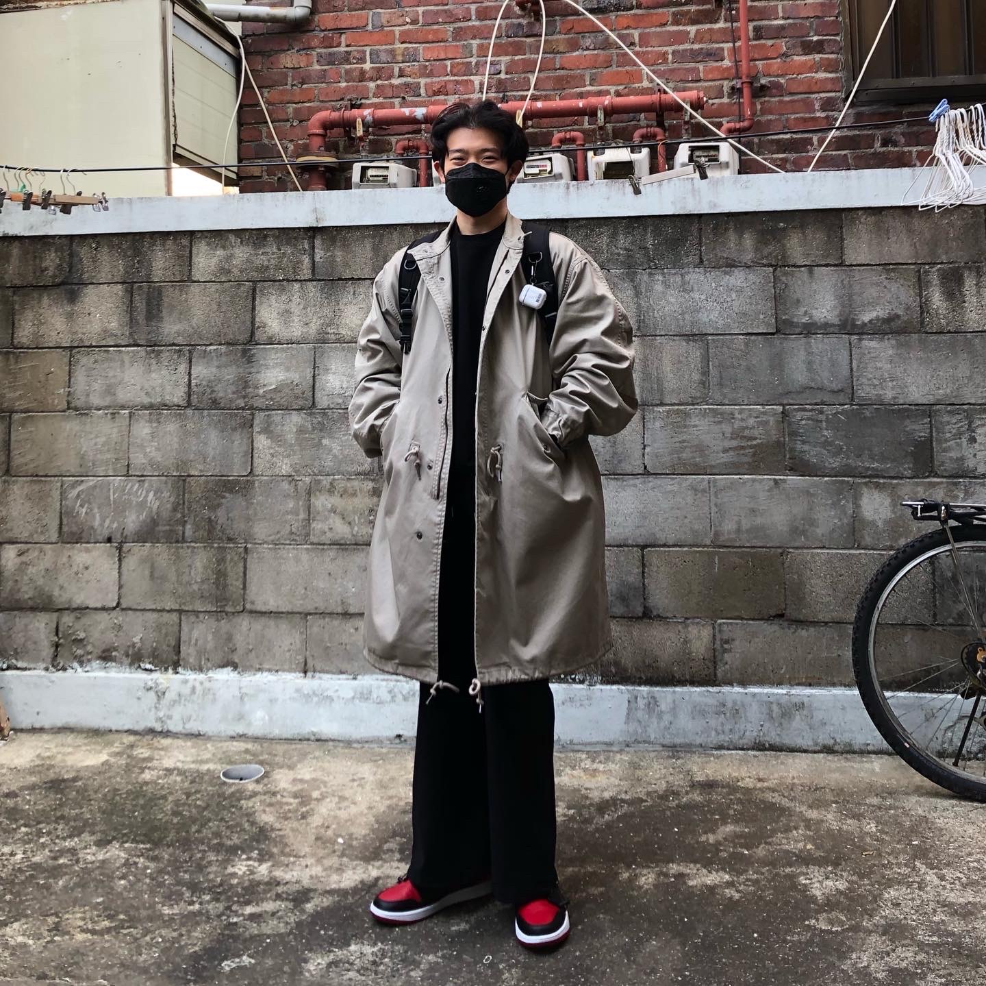 Jordan 1 Mid Bred Banned 2020 착용 스타일 - 2