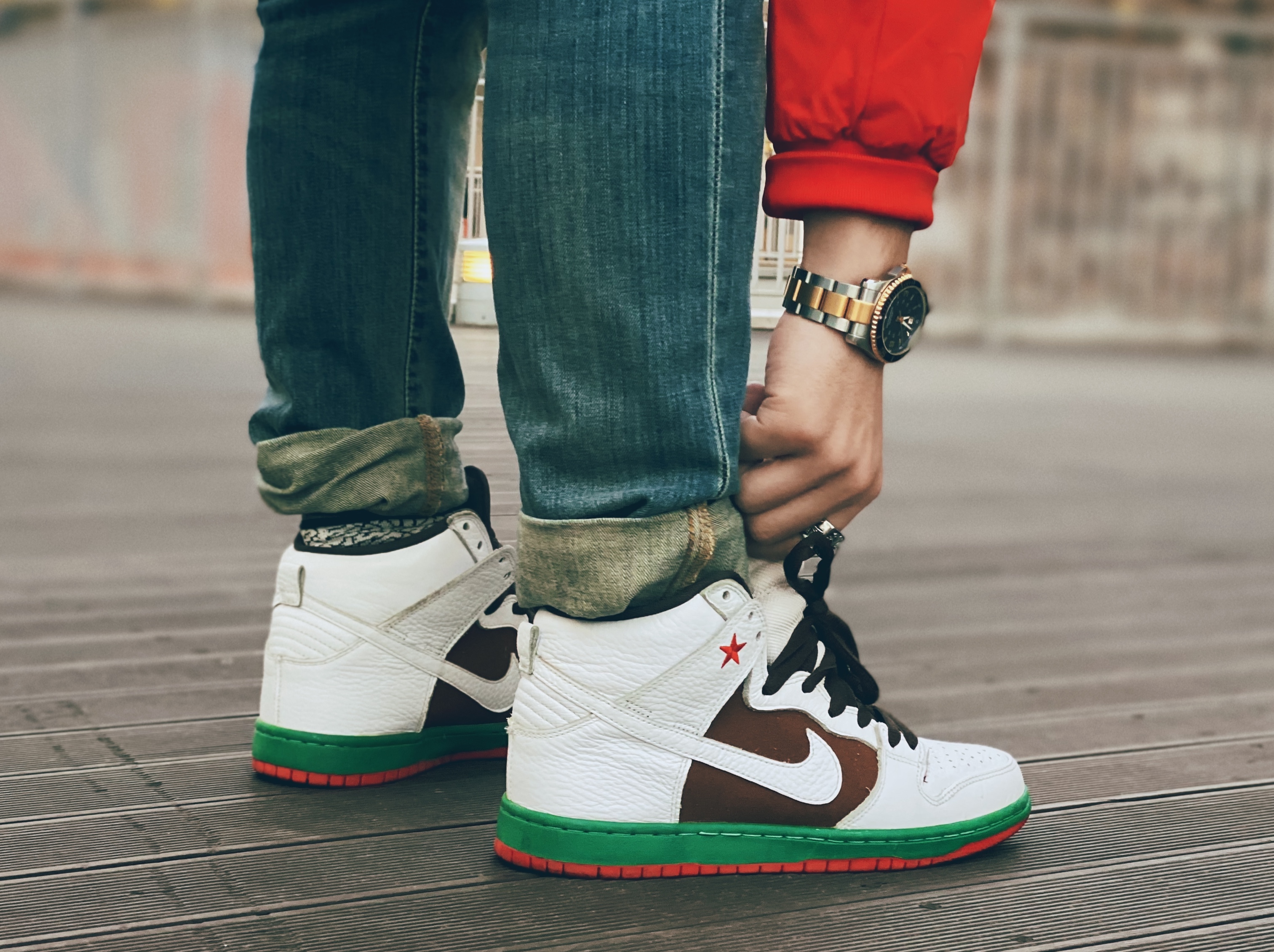 Nike Dunk SB High Cali 2014 착용 스타일