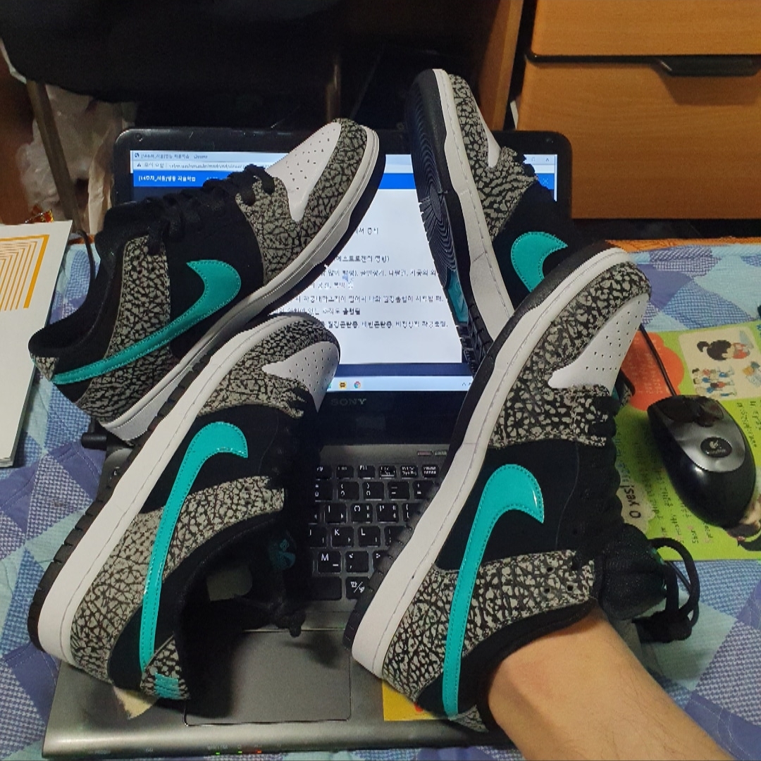 Nike SB Dunk Low Pro Clear Jade 착용 스타일