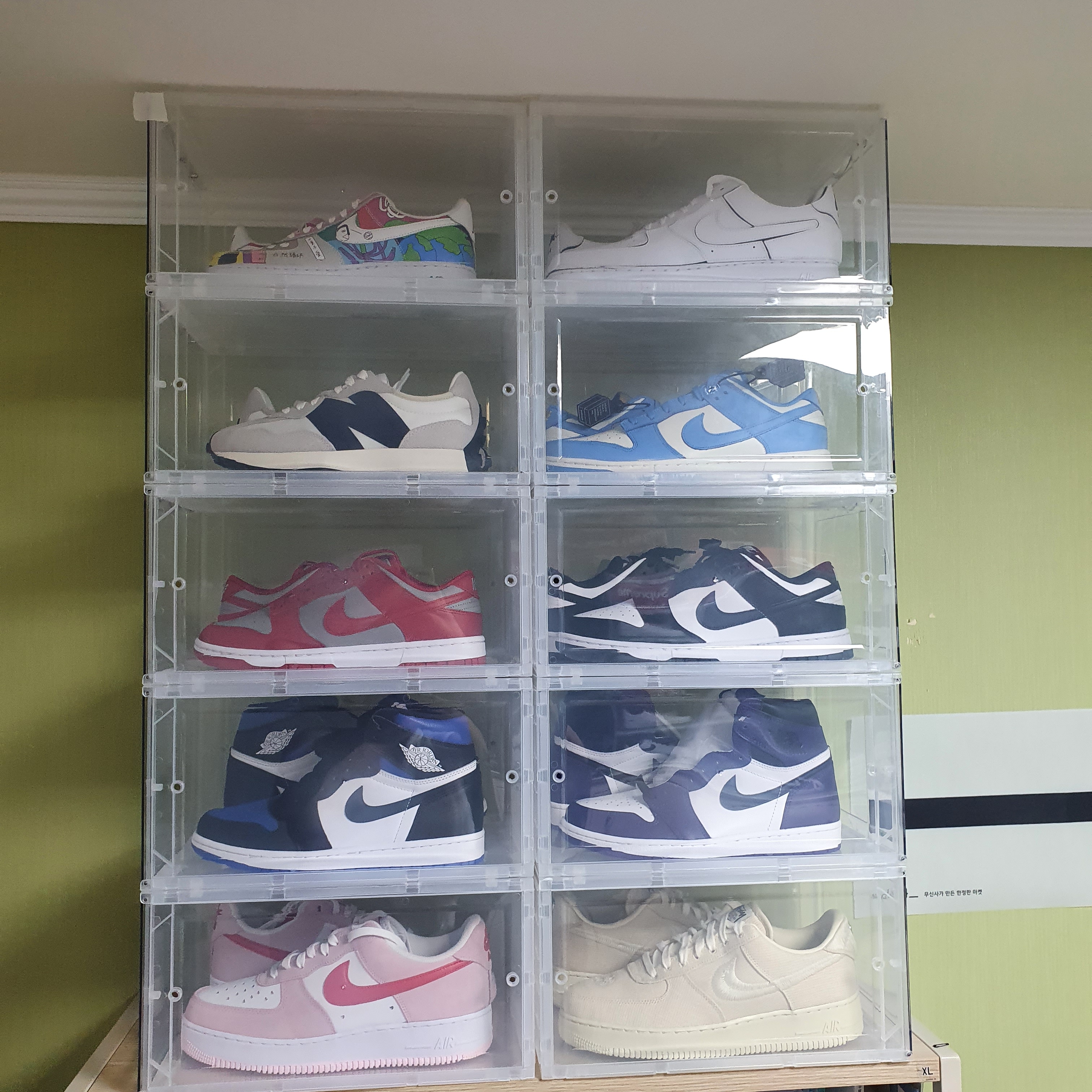 Nike x Ruohan Wang Air Force 1 Low Flyleather, Nike x Stussy Air Force 1 Low Fossil 착용 스타일
