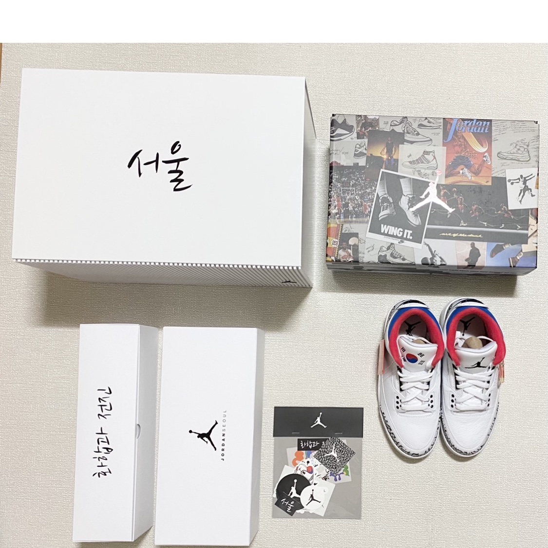 (W) Jordan 3 Retro Seoul - Special Box 착용 스타일 - 2