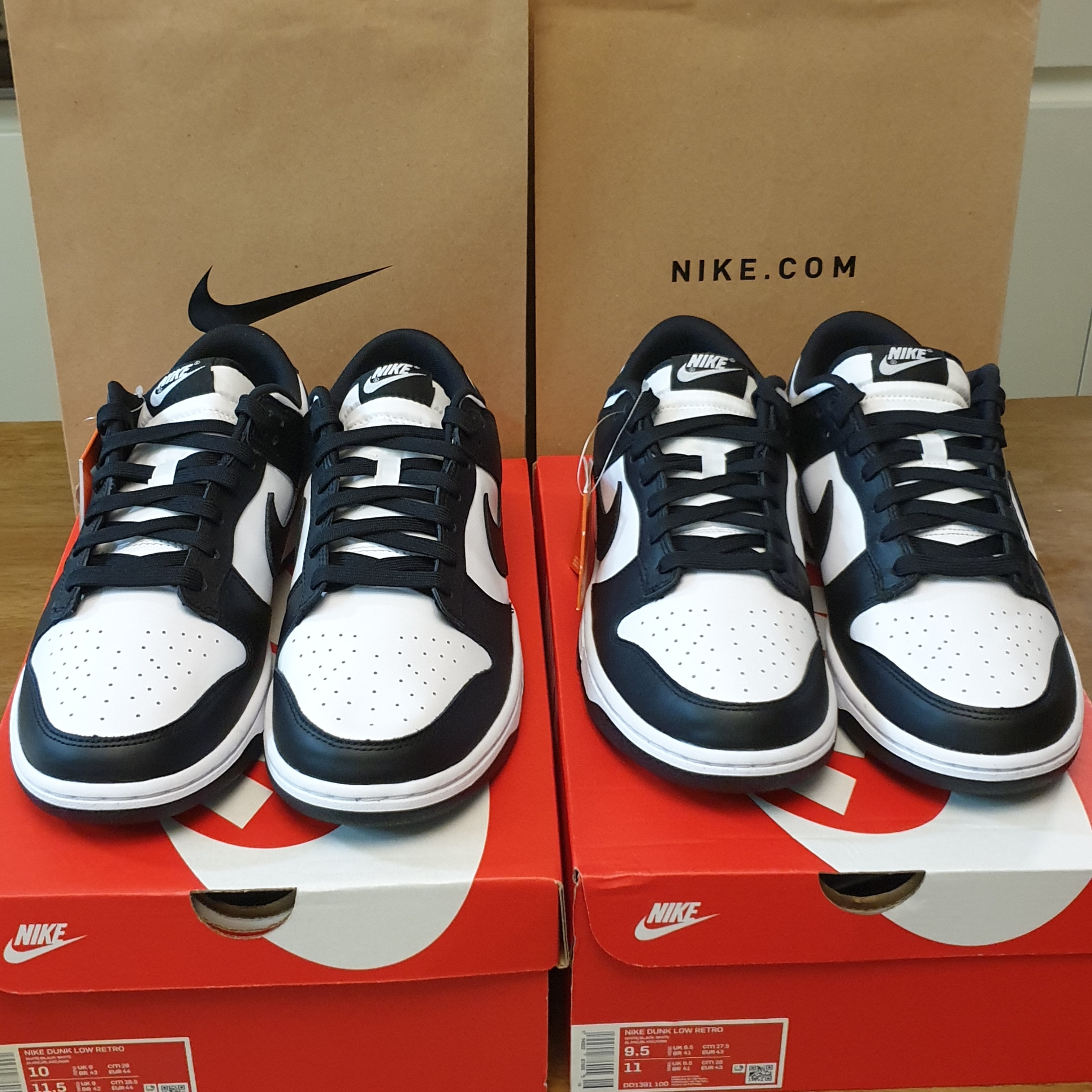 Nike Dunk Low Retro Black 착용 스타일