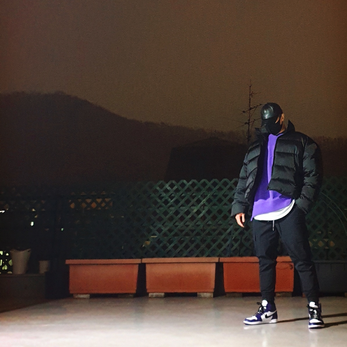Jordan 1 Retro High OG Court Purple 2020 착용 스타일 - 1