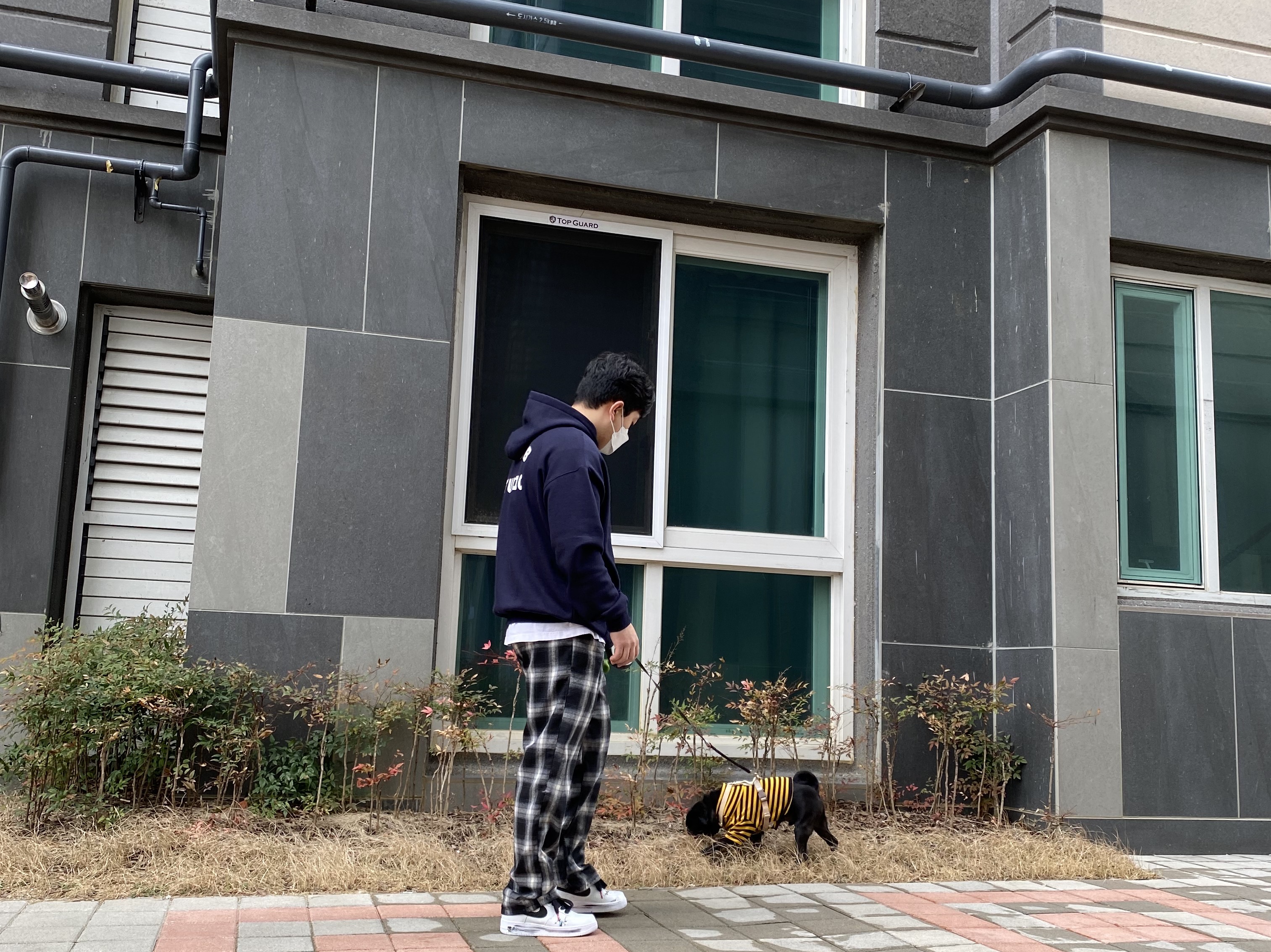 IAB Studio Hoodie Navy - 21SS, Nike x Peaceminusone Air Force 1 Low Para-Noise 2.0 착용 스타일 - 2